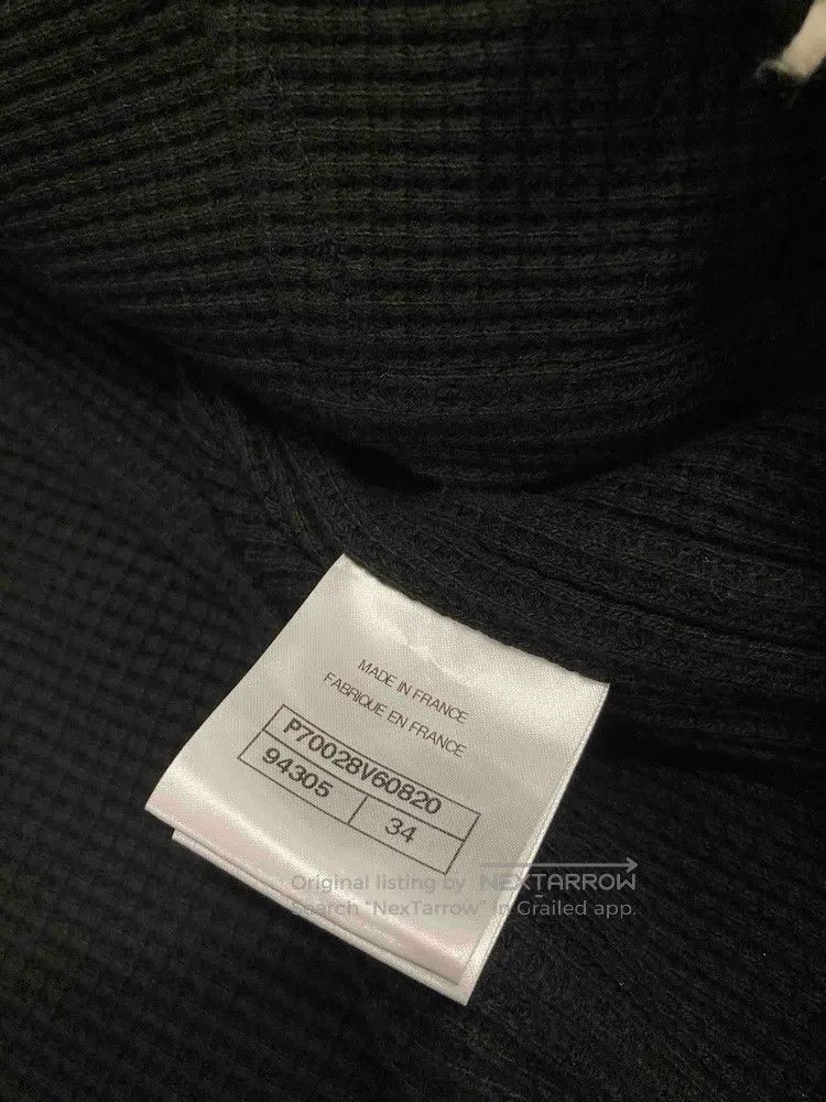 Chanel Chanel Yacht series black and white braided diamond buckle Size XXS / US 00 / IT 34 - 6 Thumbnail