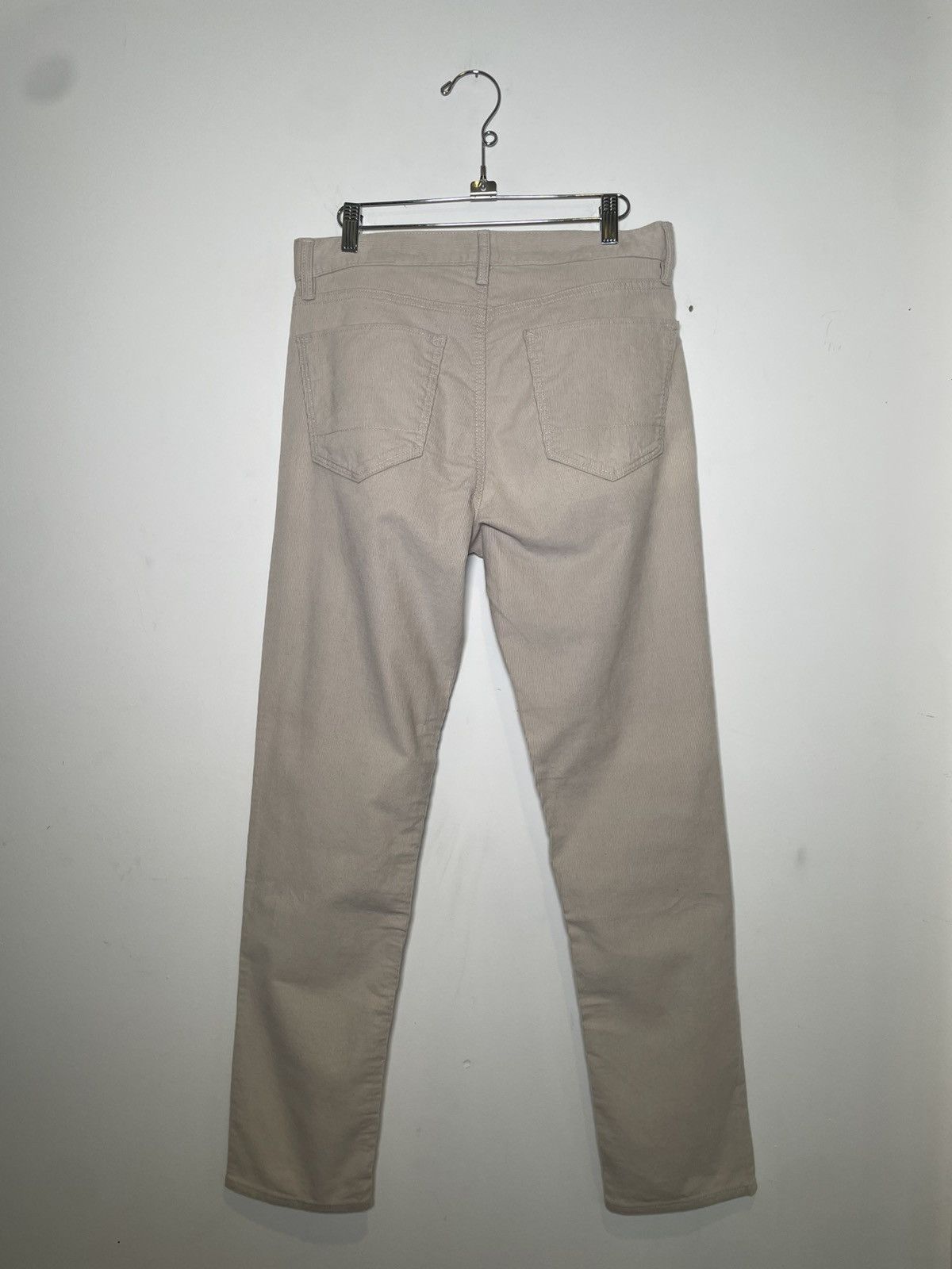 Banana Republic Banana Republic Slim Fit Corduroy Pants 30x30 Cream / Beige Size US 30 / EU 46 - 2 Thumbnail