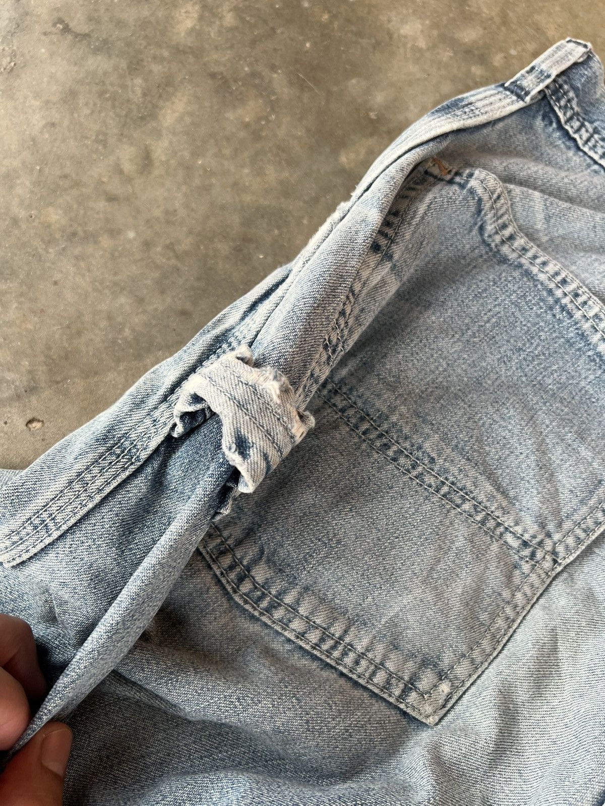 Edwin × If Six Was Nine × Japanese Brand 💥Baggy💥Vintage Edwin 101 Union Made Carpenter Distress Jeans Size US 33 - 11 Thumbnail