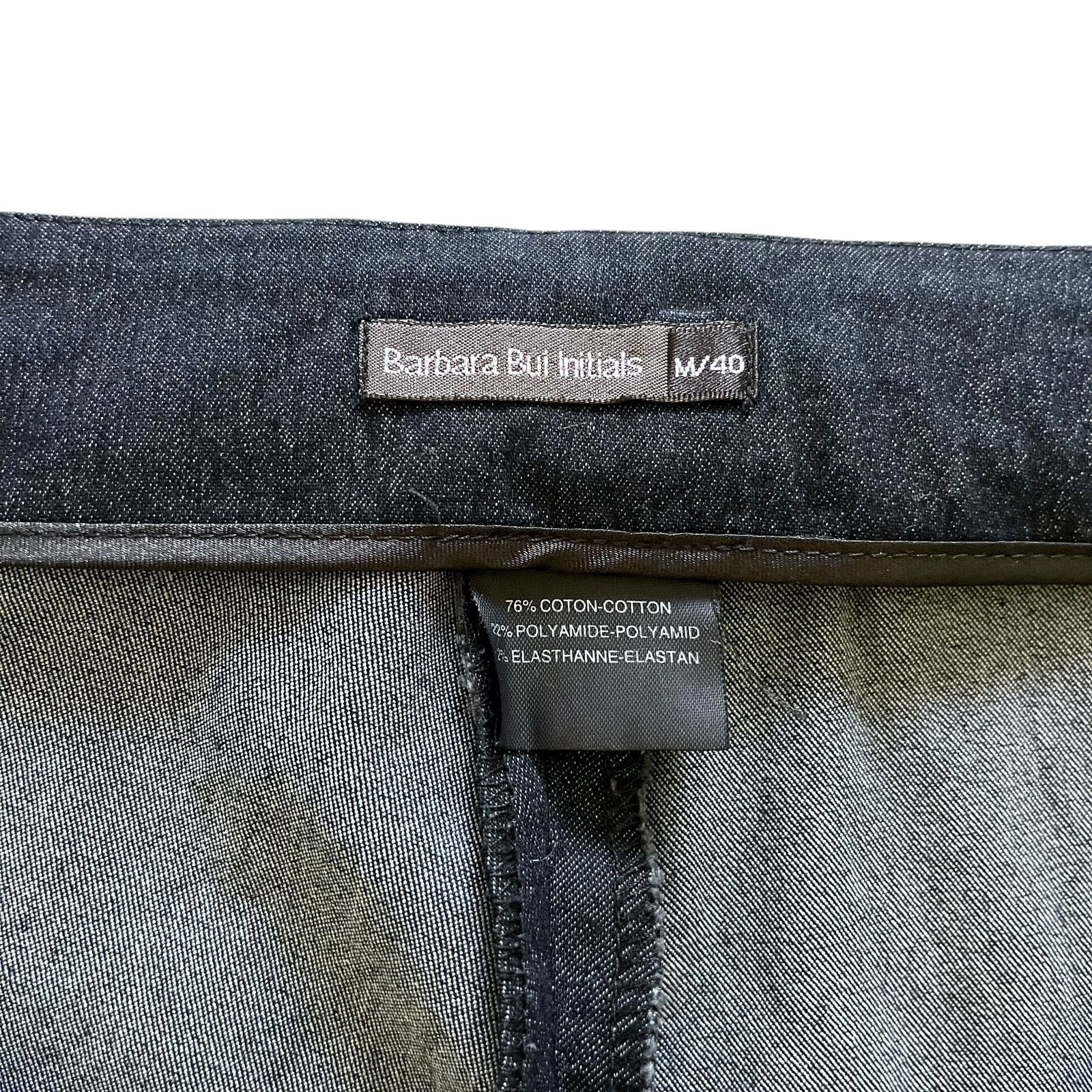 Barbara Bui Barbara Bui Initials Flare Leg Split Hem Dark Denim Jeans Size 30" / US 8 / IT 44 - 3 Thumbnail