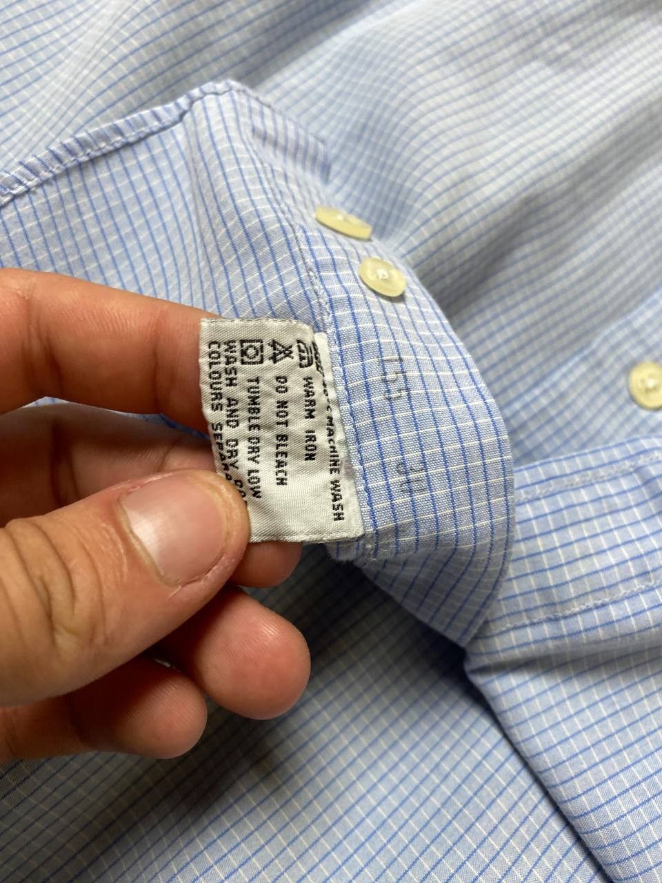 Balmain × Vintage 1990s Balmain Paris Classic Button-Up Shirt Size US L / EU 52-54 / 3 - 3 Thumbnail