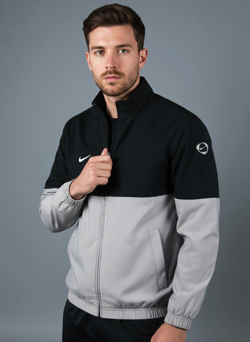 Nike Nike vintage two tone men's track jacket, windbreaker Size US XL / EU 56 / 4 - 1 Thumbnail