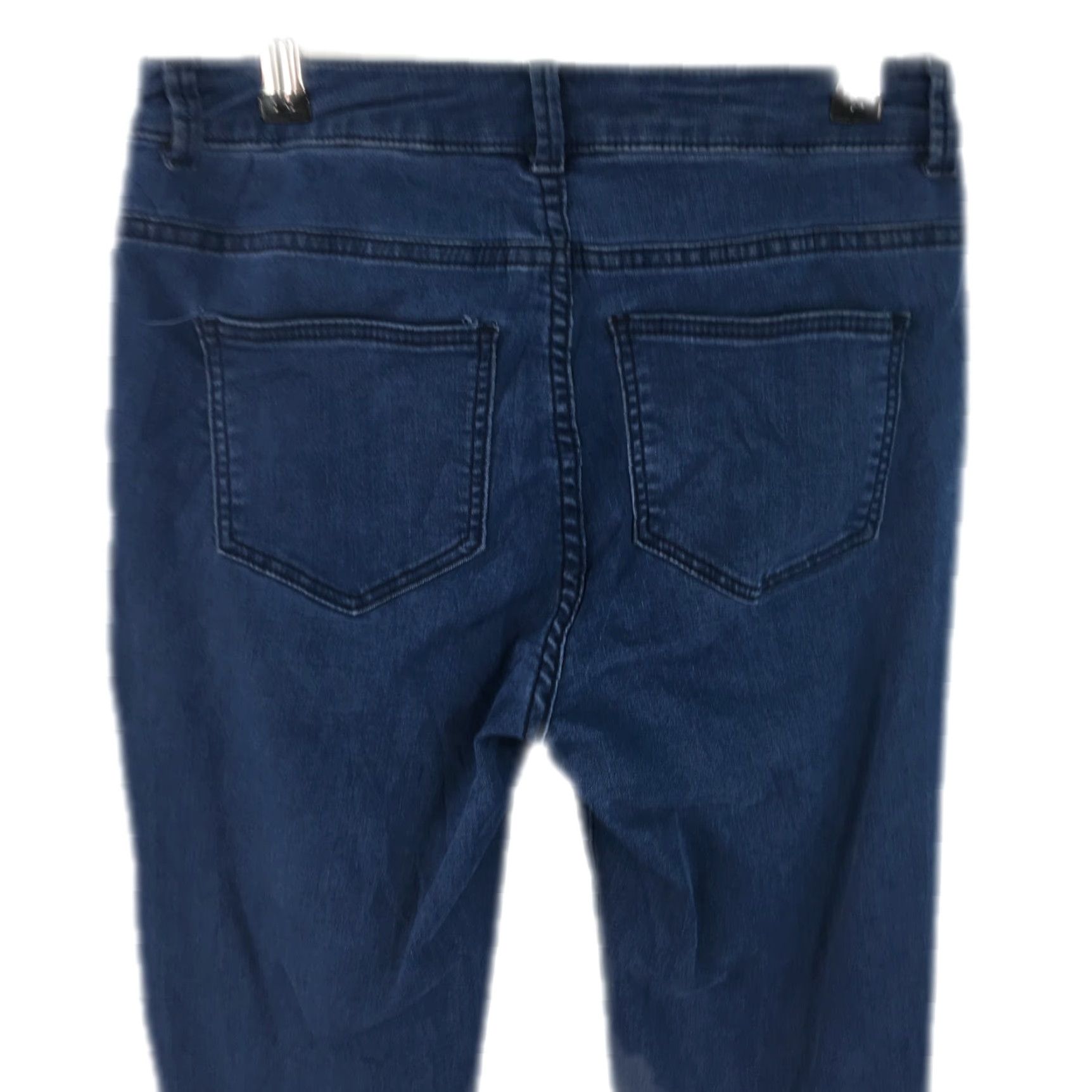Denim & Co. Denim & Co. Denim Jeans Skinny Womens 30 Navy Blue 30X28 6 Casual Slim Regular Blue Jeans Women's Fit: Slim, 5-Pocket Design, Button Closure, Cotton Size 28" / US 6 / IT 42 - 5 Thumbnail