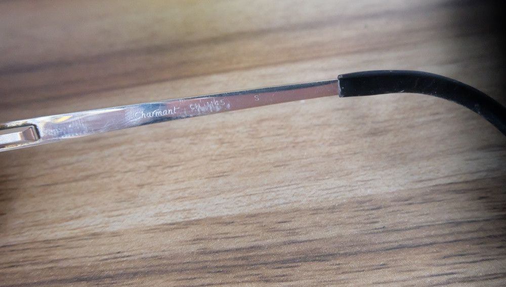 Japanese Brand Charmant CH-1145 Titanium Browline Glasses Size ONE SIZE - 7 Thumbnail
