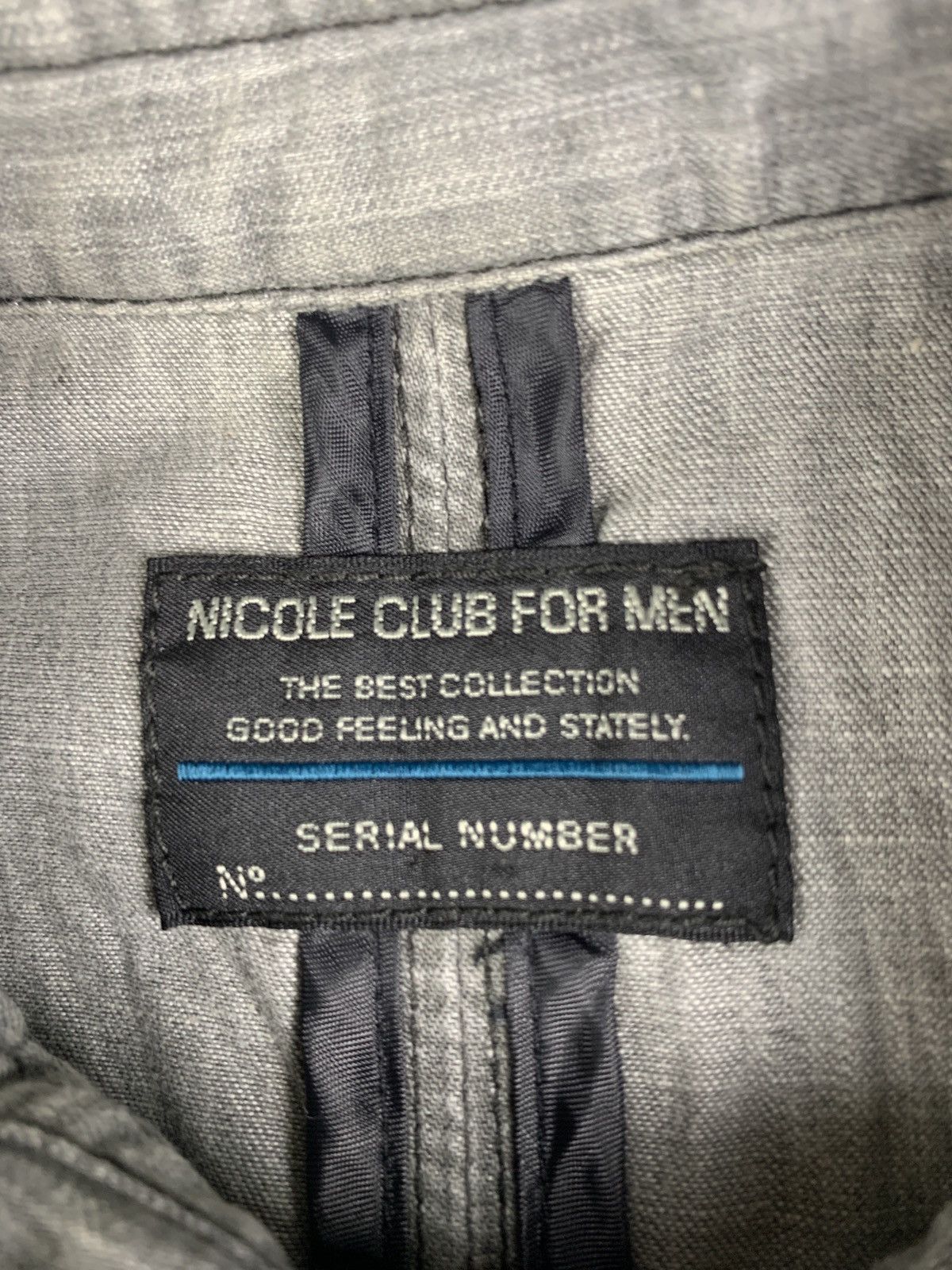 Nicole Club 2000s Nicole Club For Men Studded Goth Heavy Jeans Shirt Size US M / EU 48-50 / 2 - 9 Thumbnail