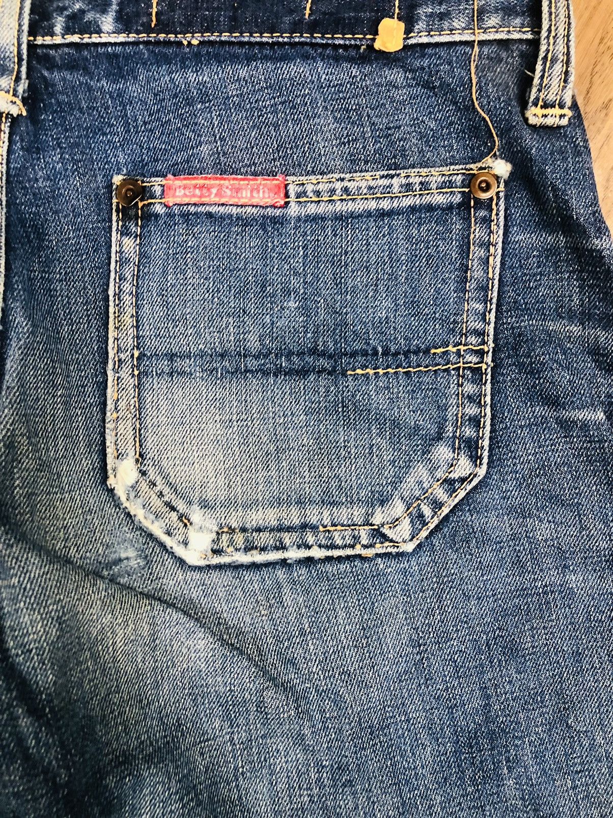 Big John Rare Betty Smith Bell Bottoms Retro Jeans (40) Size 31" - 12 Thumbnail