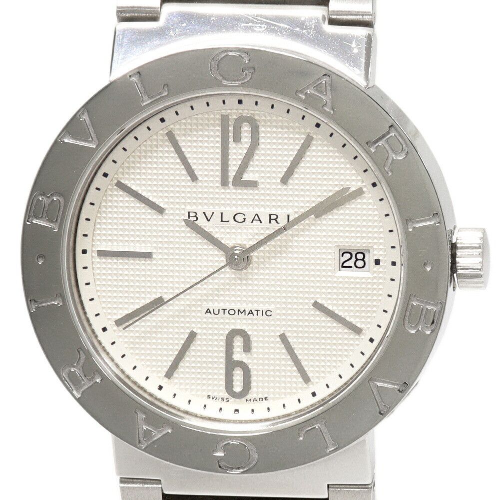 Bvlgari Bvlgari Bvlgari White Dial Bvlgari Bvlgari Automatic Watch BB38SSAUTO Metal Automatic BB38SSAUTO DUTY FREE for USA Size ONE SIZE - 1 Thumbnail