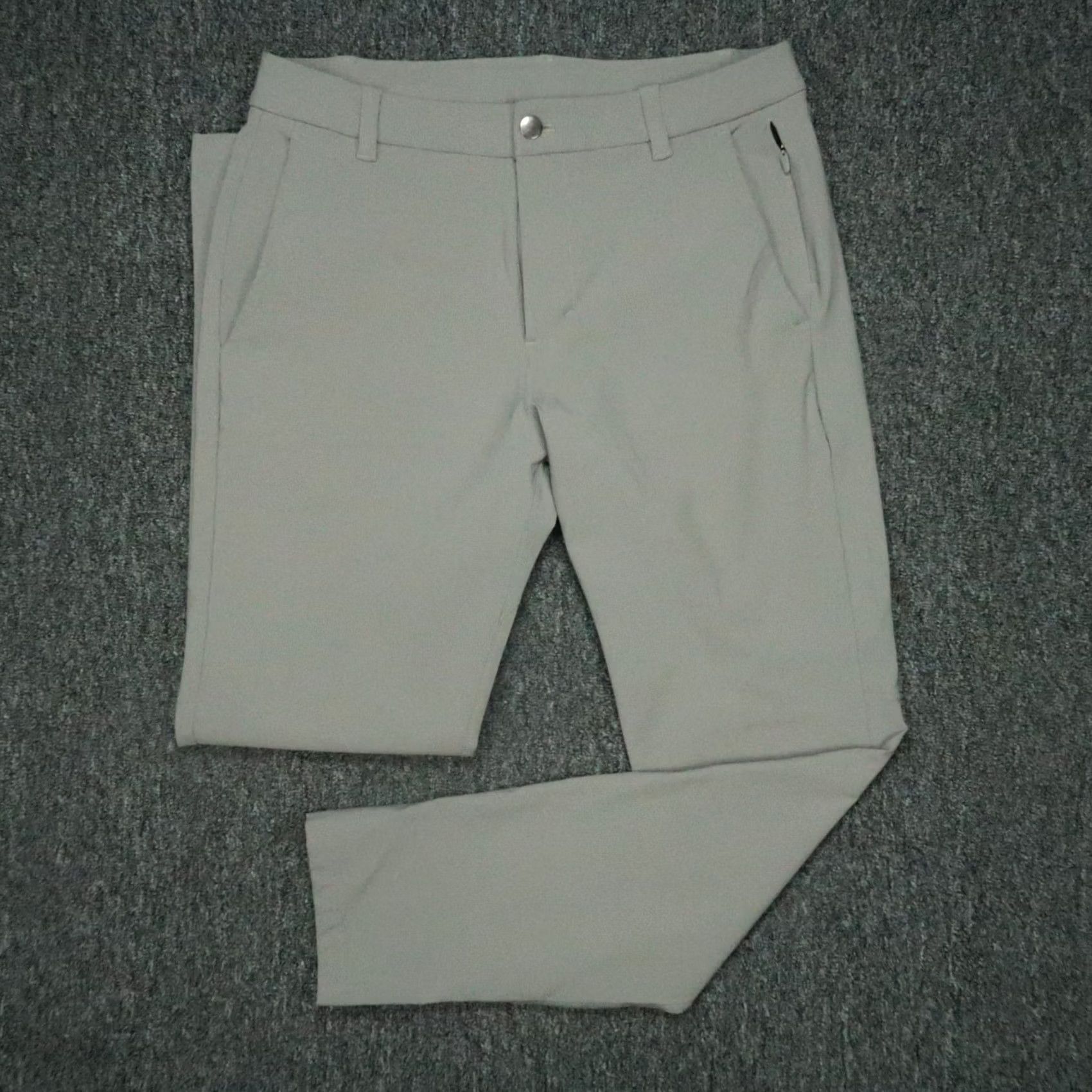 Lululemon Lululemon Pants Mens 32x30 Slim Wool Blend 5-Pocket Chino Cargo Style Flat Front Gray 32 Inseam 30 Inseam 30 Mens Size US 32 / EU 48 - 2 Thumbnail