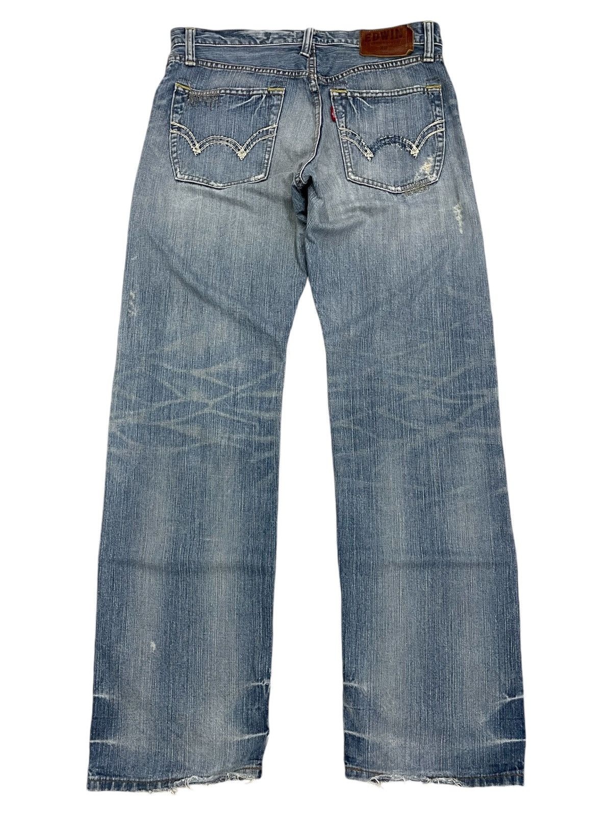 Edwin Edwin XV Vintage Distressed Denim (AE19) Size US 33 - 2 Thumbnail