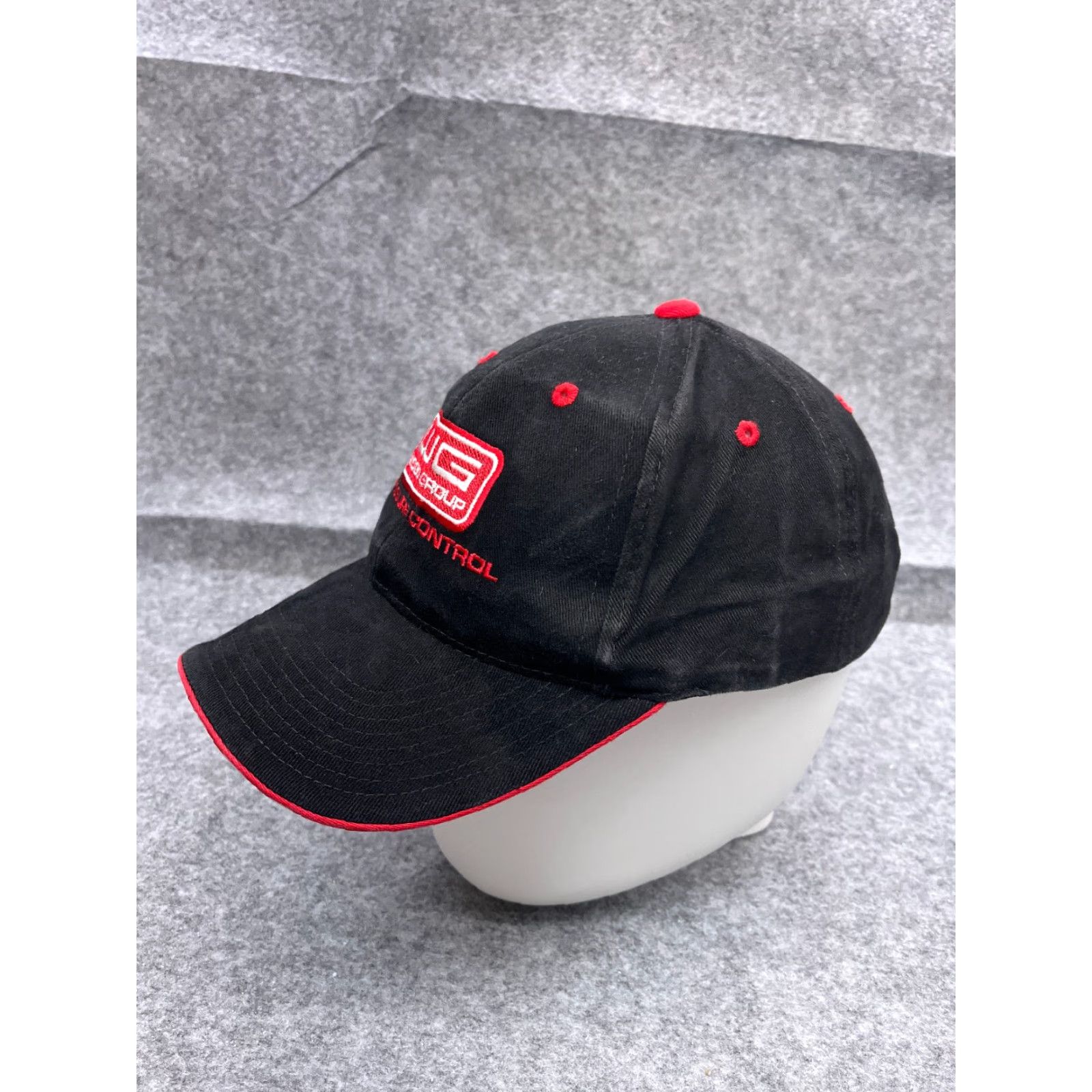 Vintage OTTO Wood Group Pressure Control Hat Cap Baseball Cap Adult One Size Black Cotton Twill Adjustable Workwear Men Mens Hats Size ONE SIZE - 4 Thumbnail