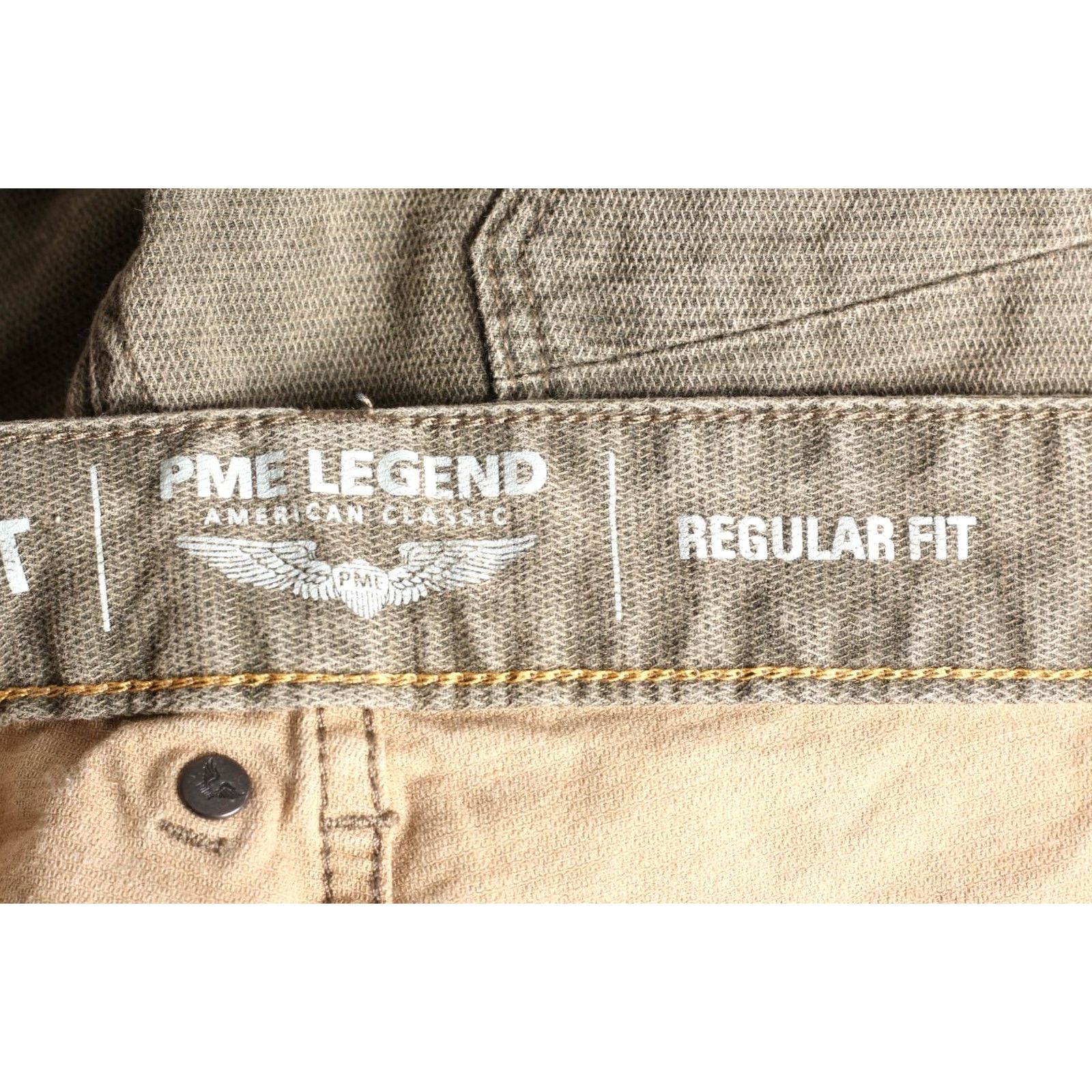 Vintage PME LEGEND NIGHTFLIGHT Pants Trousers Men 31/34 Olive 5-Pocket Denim Casual Straight Size US 31 - 7 Thumbnail
