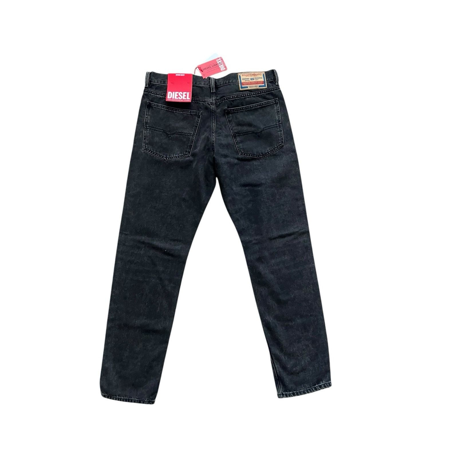 Diesel Diesel Mens Jeans Slim Fit Straight Leg Black Size 36/32 Size US 36 / EU 52 - 6 Thumbnail