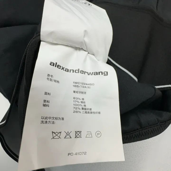 Alexander Wang Alexander Wang High-Waisted Logo Shorts for Women - Size 27" / US 4 / IT 40 - 6 Thumbnail