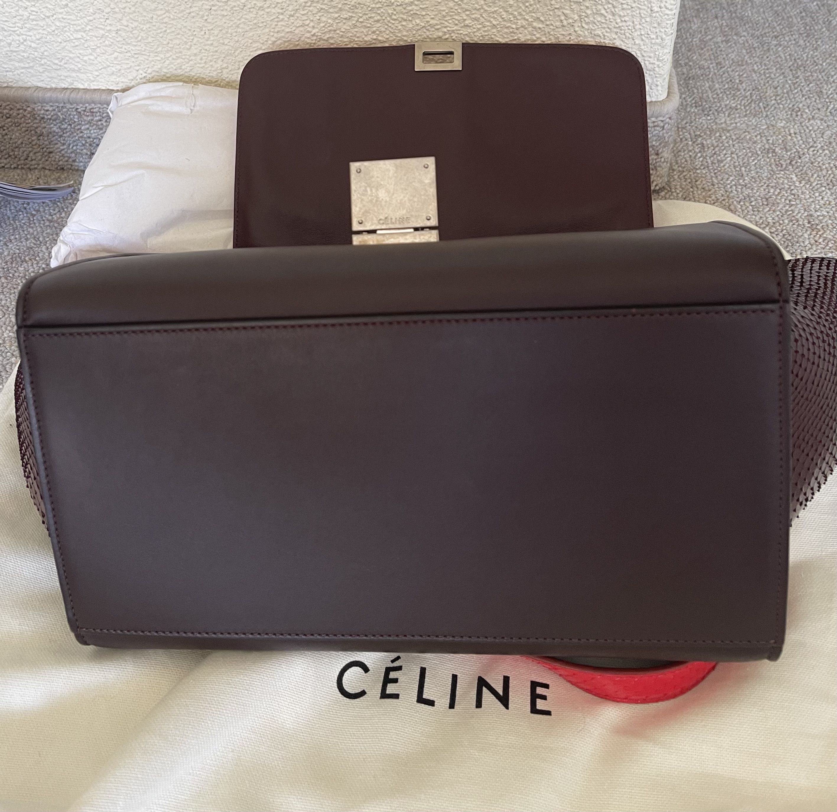 Celine Celine Small Trapeze Python Bag Size ONE SIZE - 6 Thumbnail