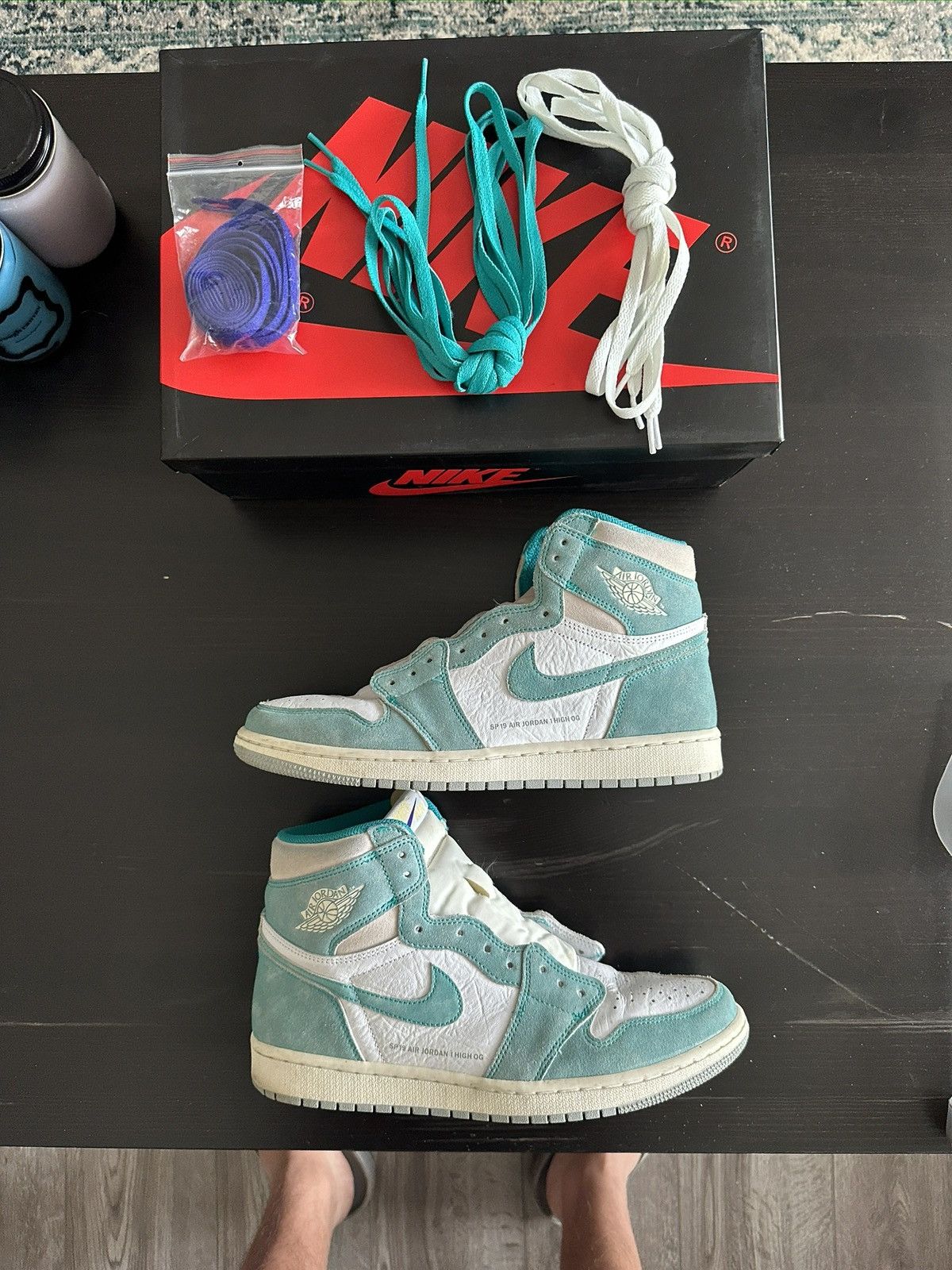 Jordan Brand × Nike Nike Jordan 1 Hi Retro “Turbo Green” Size US 11 / EU 44 - 2 Thumbnail