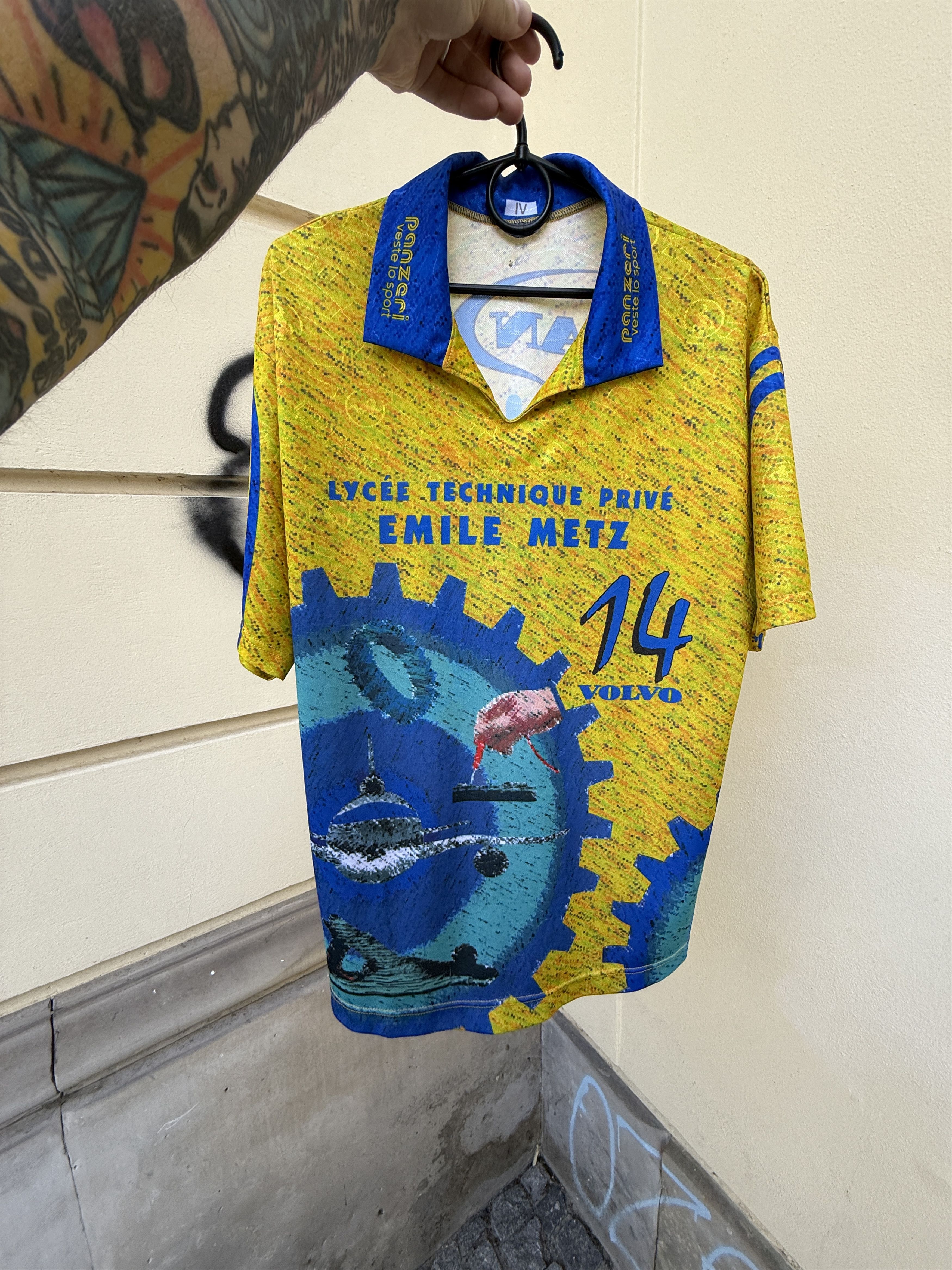 Vintage Panzeri Volvo vintage crazy jersey Size US XL / EU 56 / 4 - 3 Thumbnail