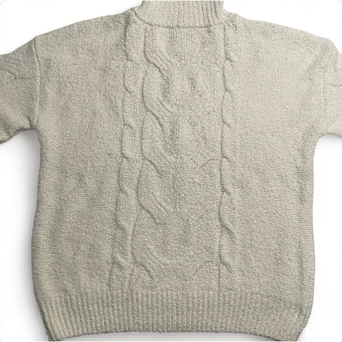 Other Hippie Rose Juniors' Cable-Knit Turtleneck Sweater - Winter Size L / US 10 / IT 46 - 2 Thumbnail