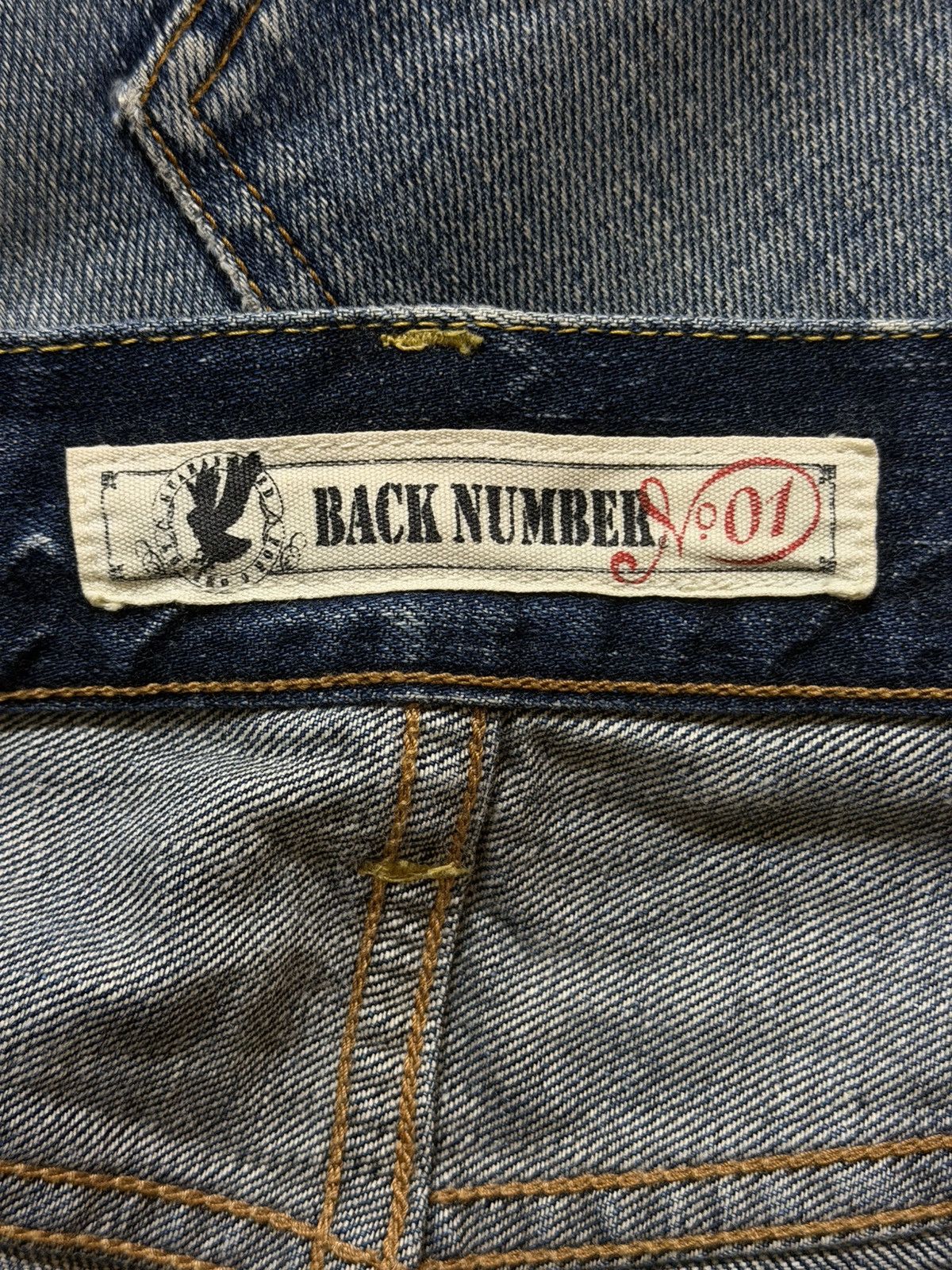 Fubu Vintage Y2K Japanese Brand Blue Faded Wash Distress Wide Leg Size US 38 / EU 54 - 6 Thumbnail