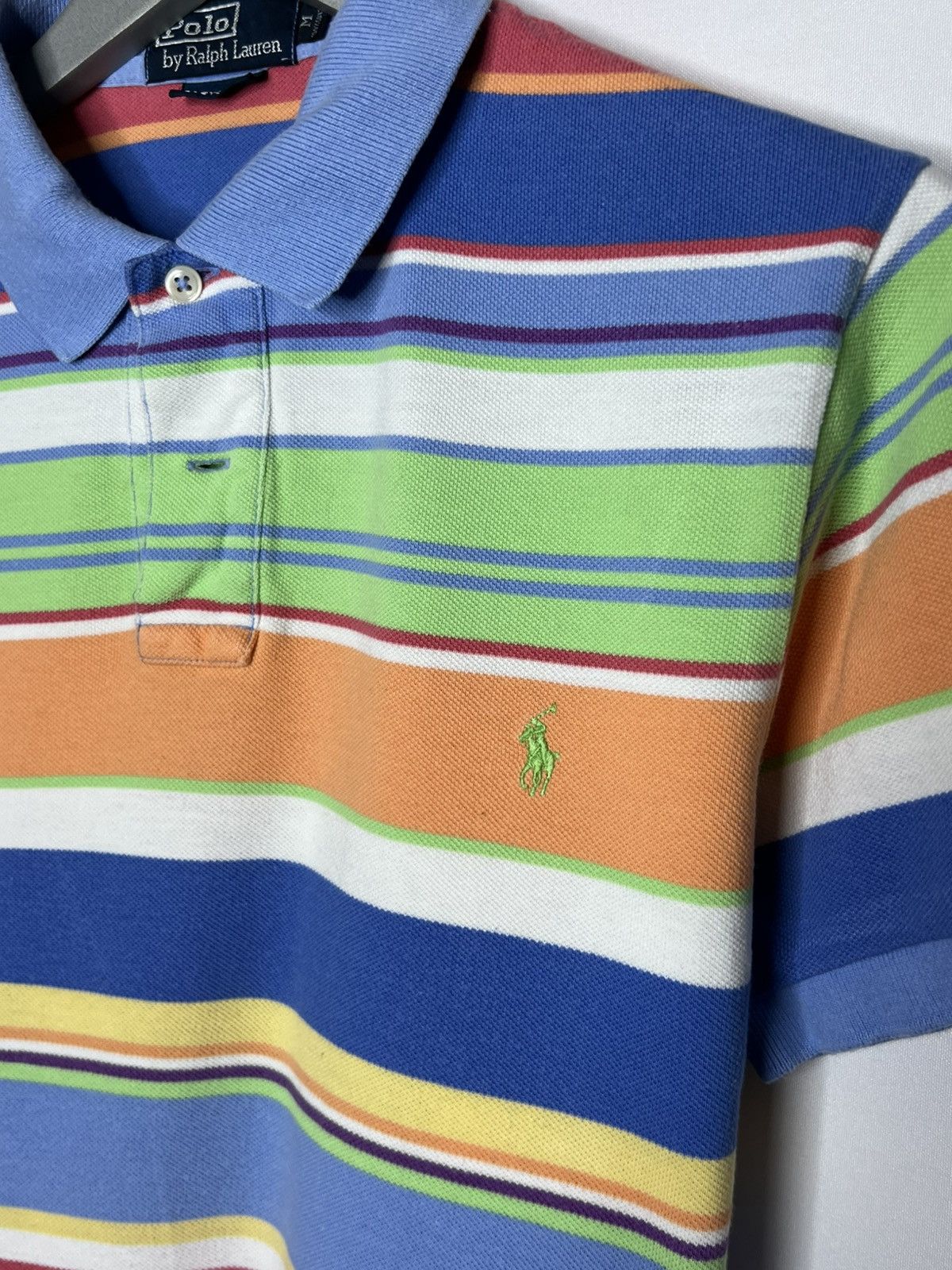 Polo Ralph Lauren Vintage Polo Ralph Lauren Striped Polo Shirt Short Sleeve Size US M / EU 48-50 / 2 - 3 Thumbnail