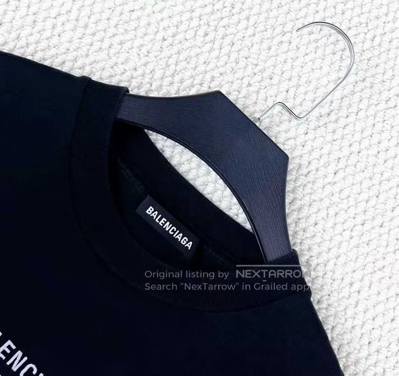 Balenciaga Balenciaga Black Embroidered Wheat Crown Lock and Letter L Size US M / EU 48-50 / 2 - 2 Thumbnail