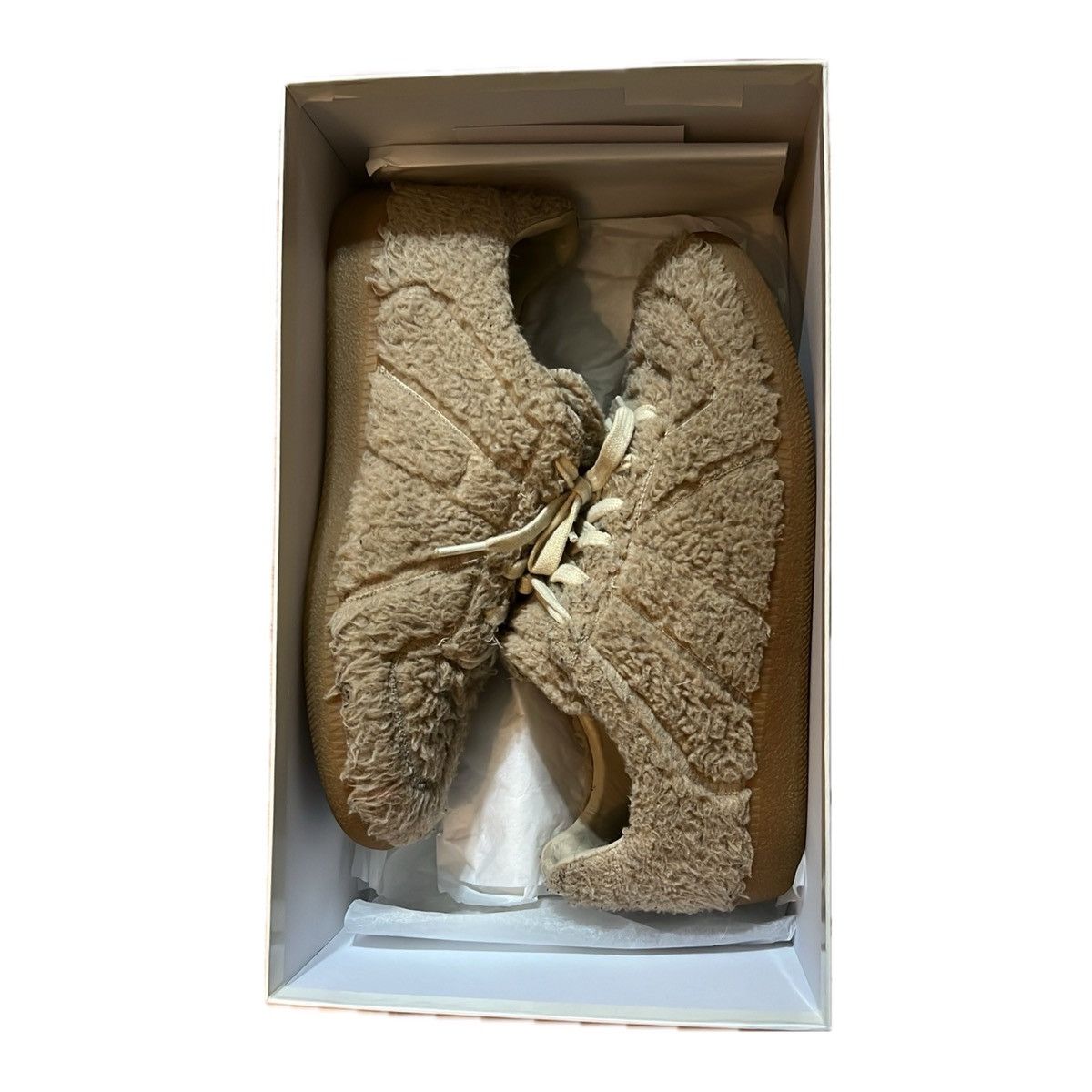 Maison Margiela AW21 Maison Margiela Shearling Fur GAT Sneaker Size US 10 / EU 43 - 2 Thumbnail