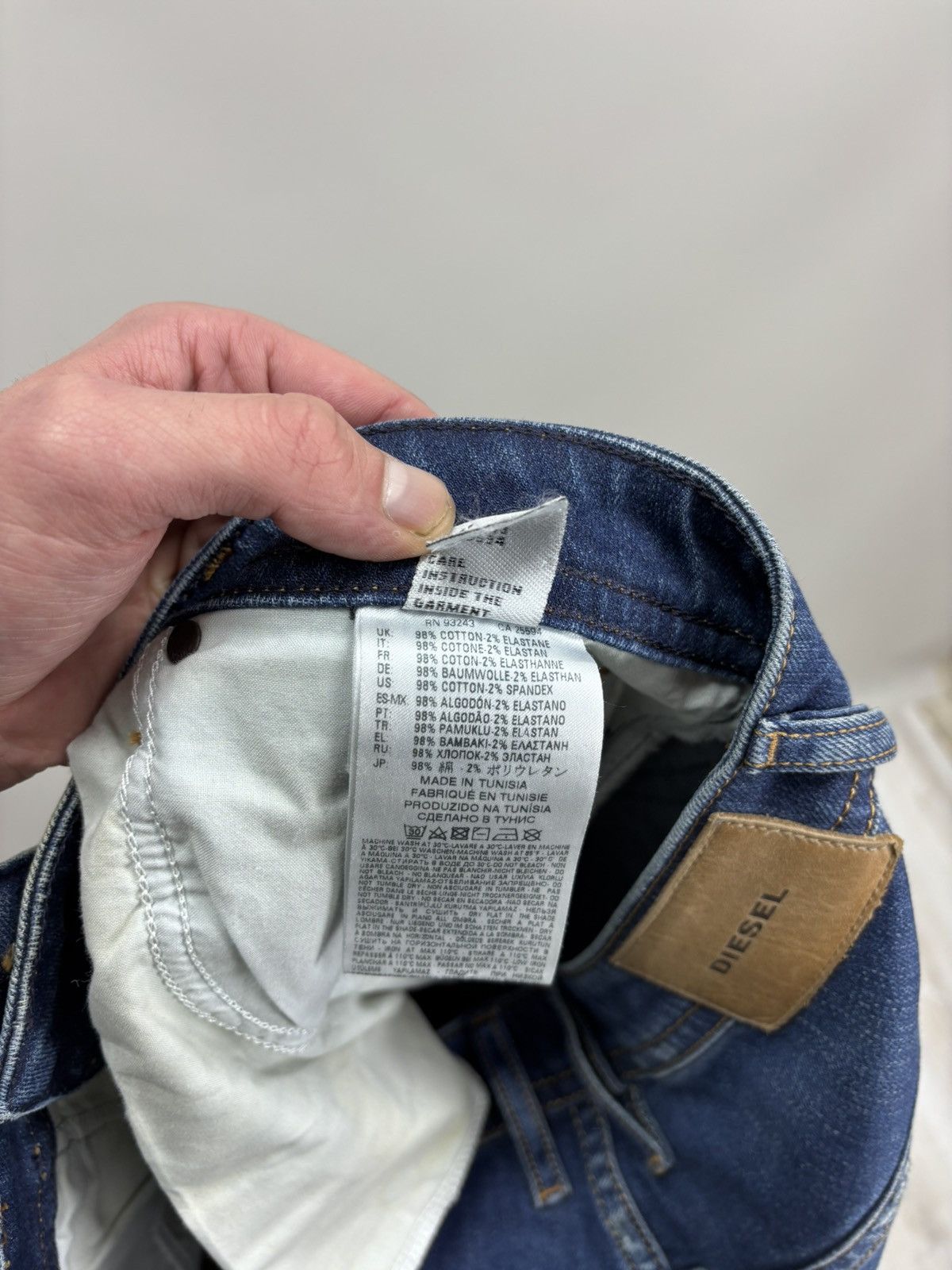 Diesel Mens jeans Diesel Size 32 Color Blue Size US 32 / EU 48 - 10 Thumbnail