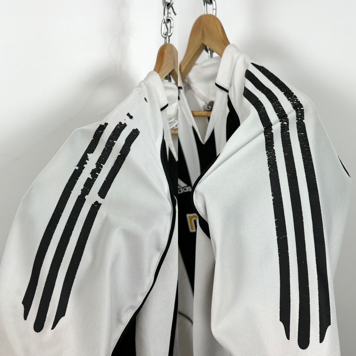 Adidas 2005/07 Adidas Newcastle United Vintage Soccer Jersey Size US L / EU 52-54 / 3 - 17 Thumbnail