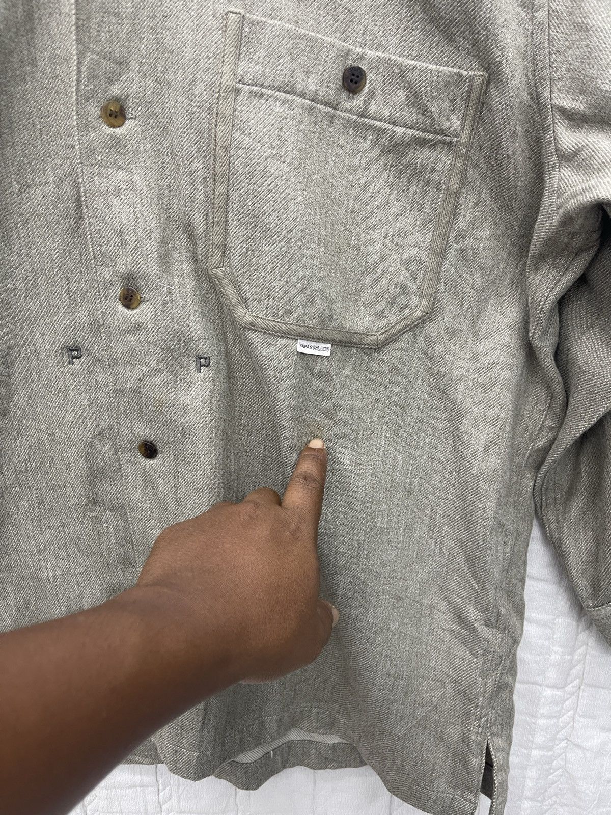 Designer × Japanese Brand × Vintage VTG PAPAS ISLAND LIGHT JACKET Size US L / EU 52-54 / 3 - 14 Thumbnail