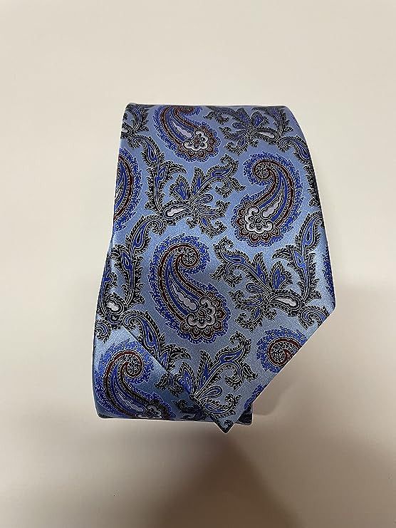 Ermenegildo Zegna Ermenegildo Zegna Blue Paisley Silk Tie Size ONE SIZE - 7 Thumbnail