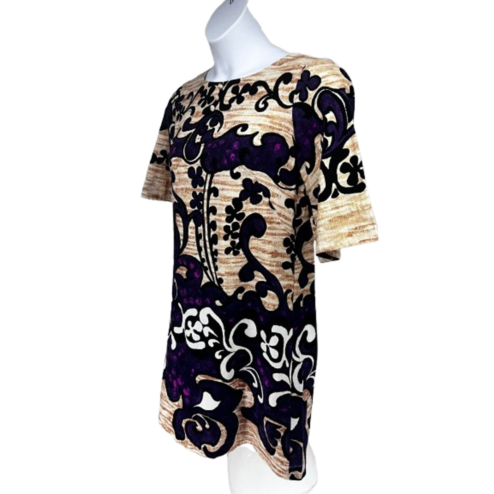 Vintage Vintage Floral Hawaiian Muumuu Midi Barkcloth Dress Medium Size M / US 6-8 / IT 42-44 - 3 Thumbnail