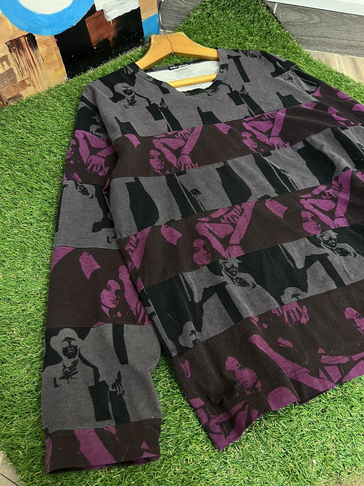 Issey Miyake Issey Miyake Men patchwork longsleeve avant garde y2k Size US XL / EU 56 / 4 - 2 Thumbnail