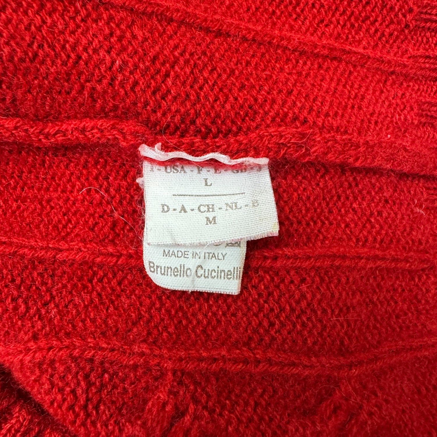 Brunello Cucinelli Cashmere Cable Knit Sweater – Luxury Italian Knitwear Size M / US 6-8 / IT 42-44 - 5 Thumbnail