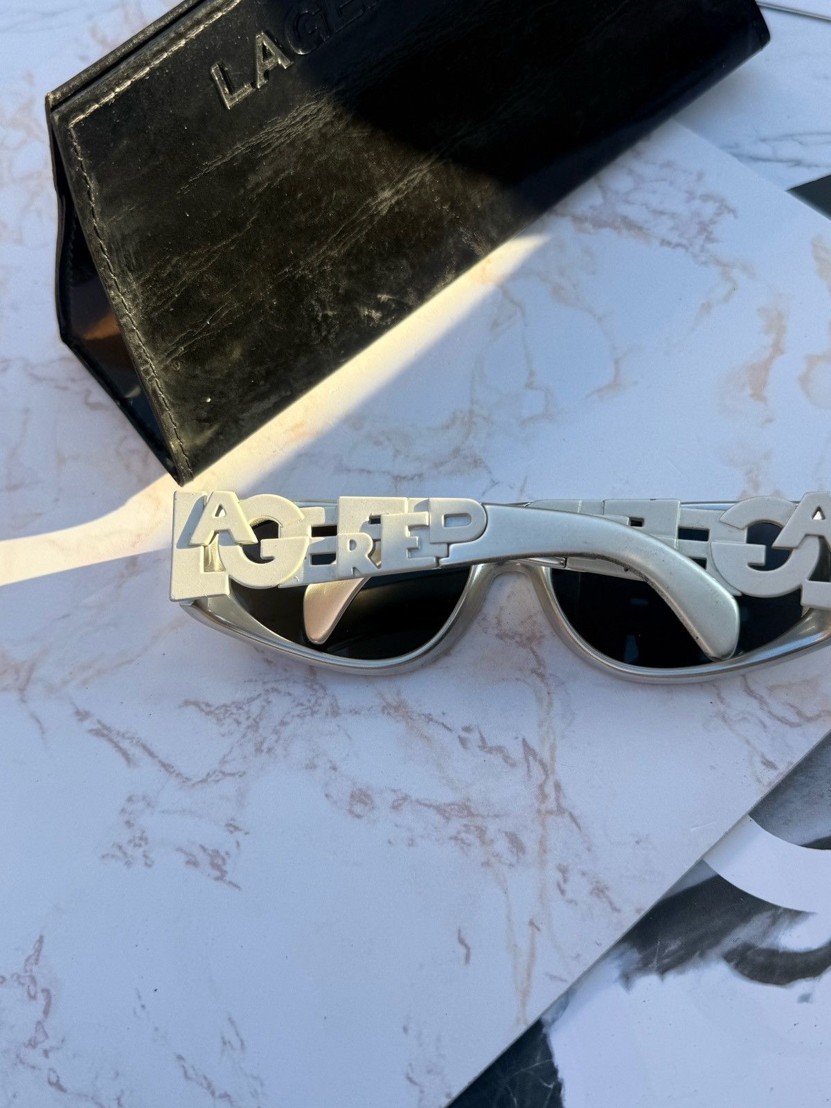 Karl Lagerfeld Karl Lagerfeld vintage sunglasses Size ONE SIZE - 5 Thumbnail