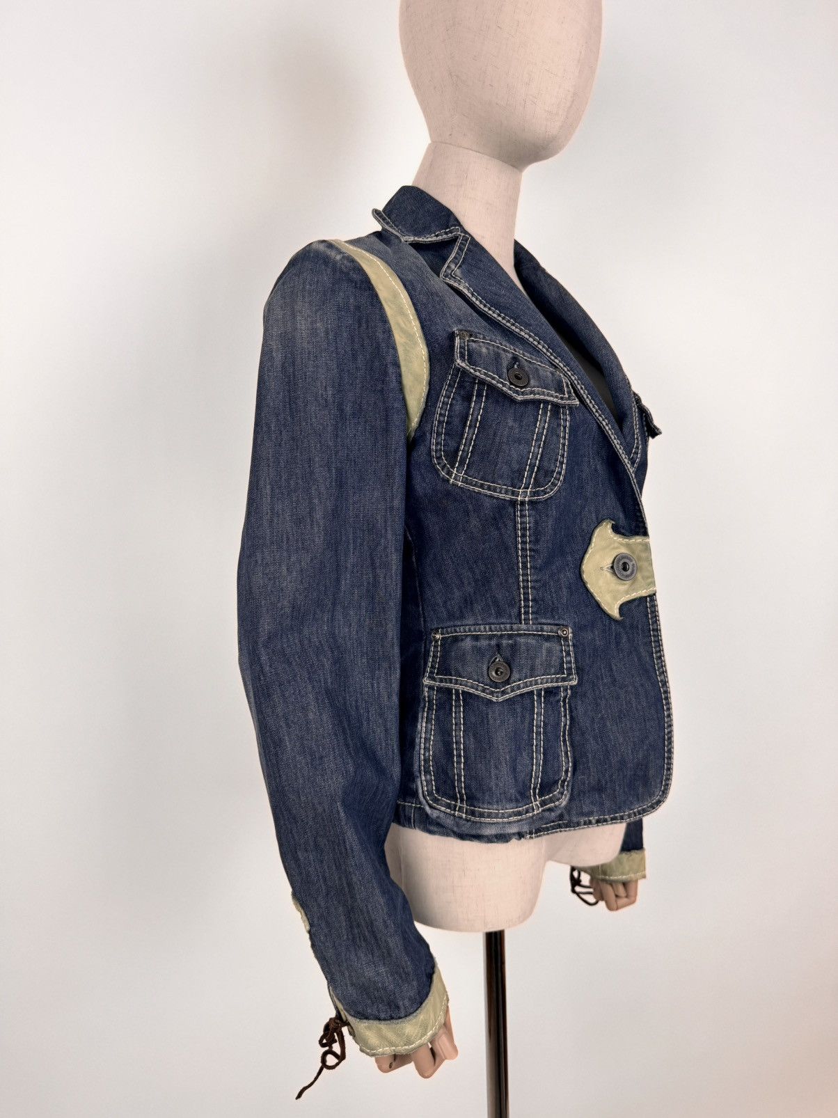 Marlboro Classics Vintage Marlboro Classics Western denim Blazer Jacket Size M / US 6-8 / IT 42-44 - 5 Thumbnail