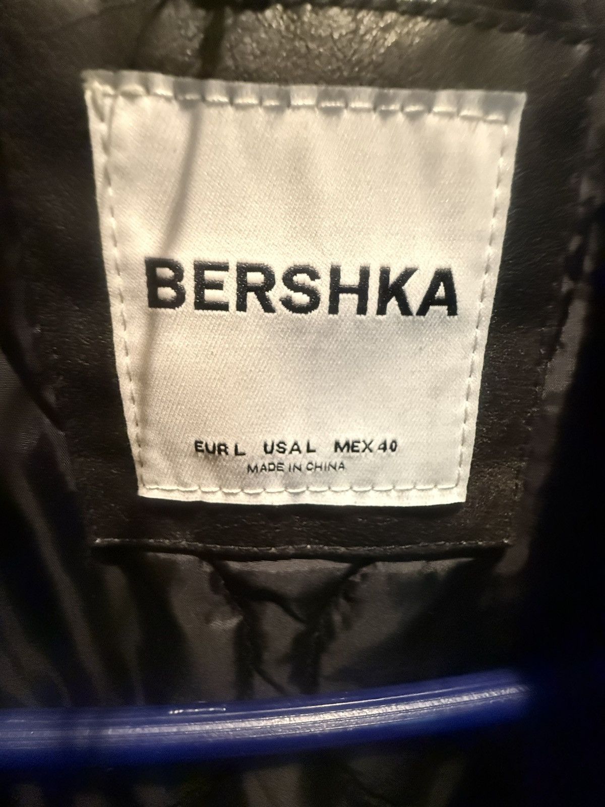 Bershka Bomber Jacket Black, Men's — image 3 of 3
