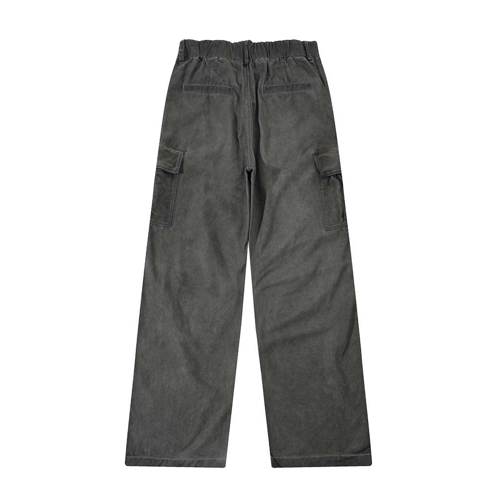 Japanese Brand × Jean × Vintage Wash Distressed Cargo Pants Loose Size US 30 / EU 46 - 6 Thumbnail