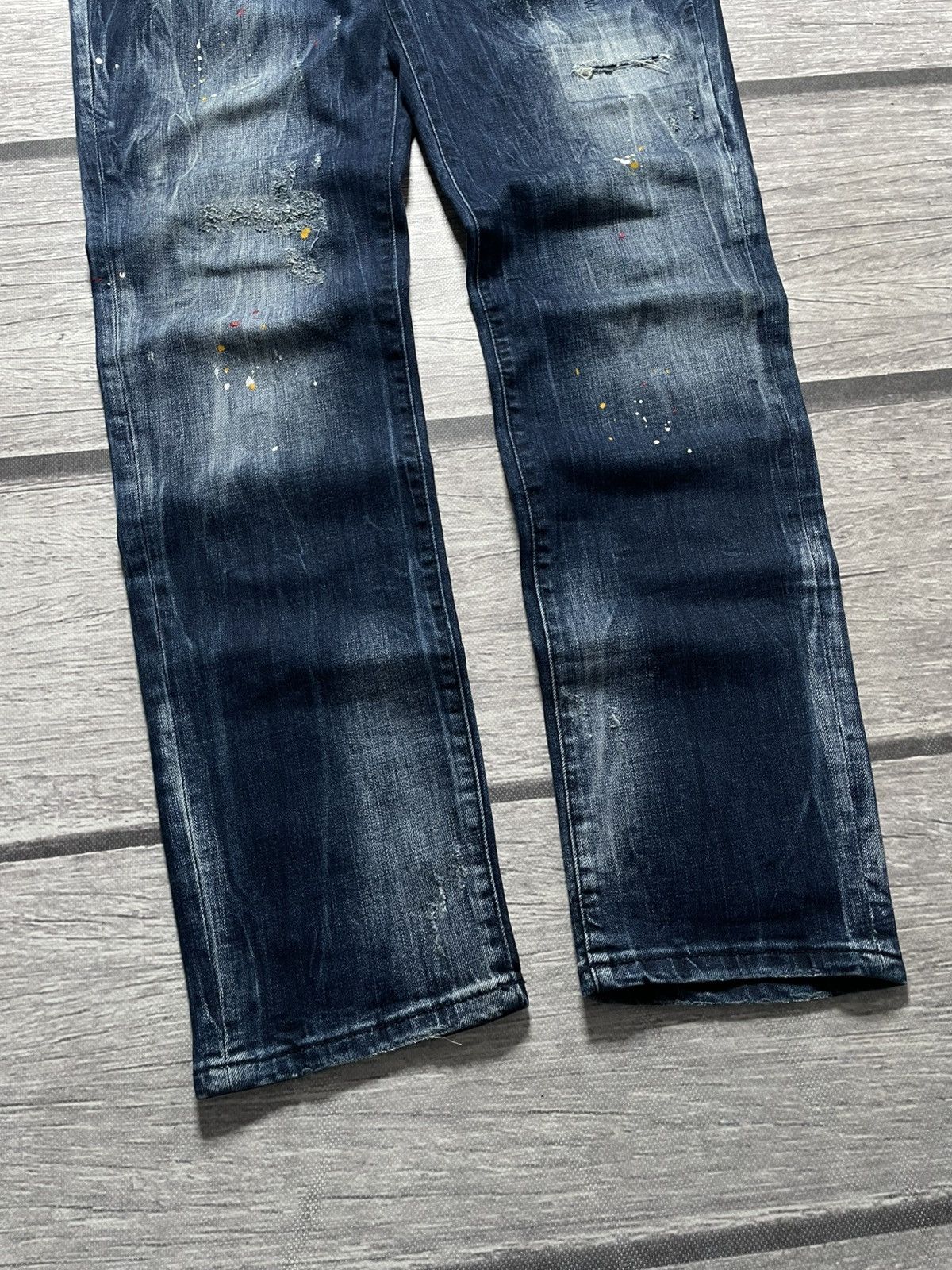 Dsquared2 Dsquared2 Distressed Slim Jeans Size US 36 / EU 52 - 2 Thumbnail