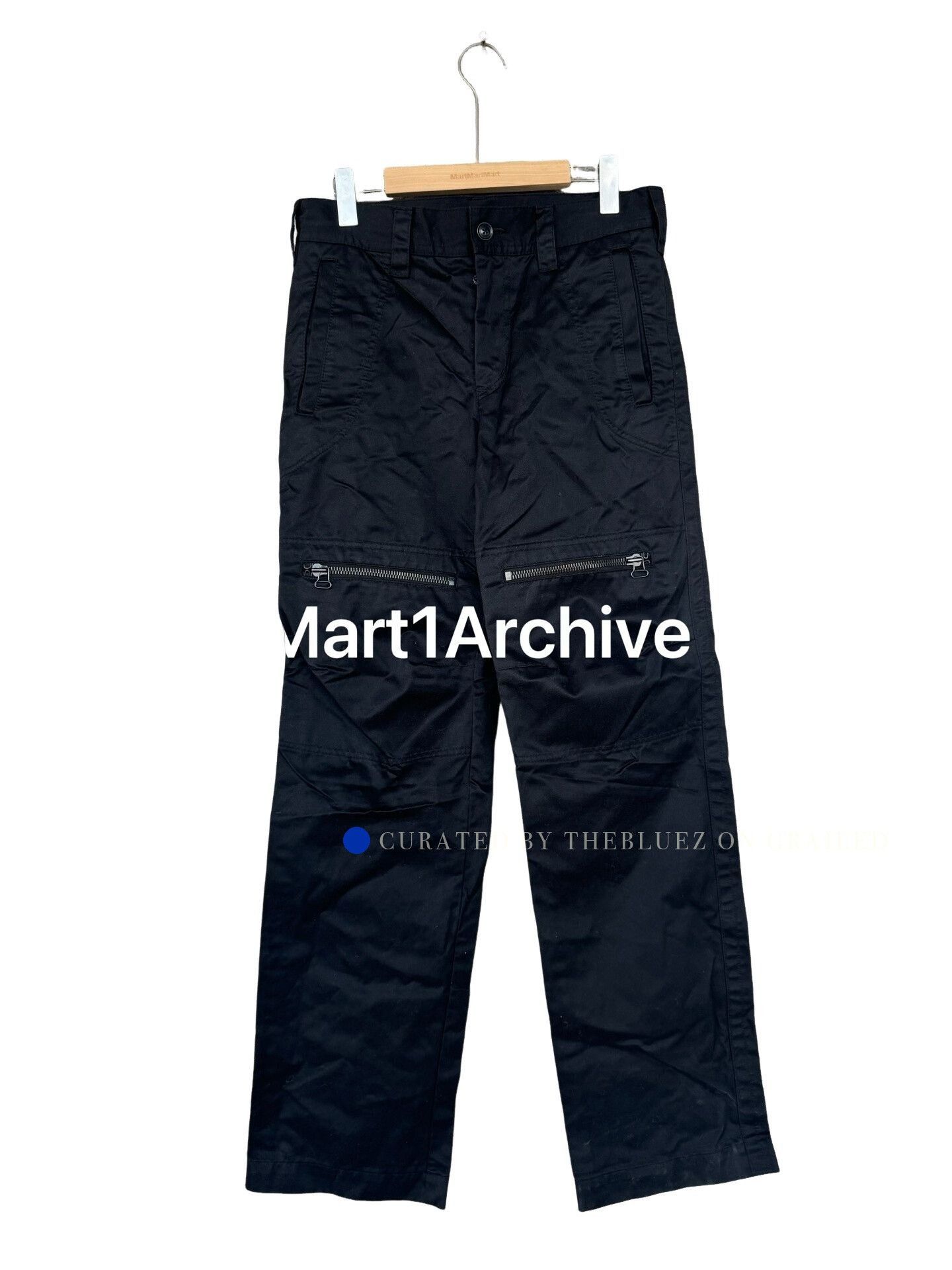 Y's Stylish Black Cargo Pants in Size 32 Size US 32 / EU 48 - 1 Thumbnail