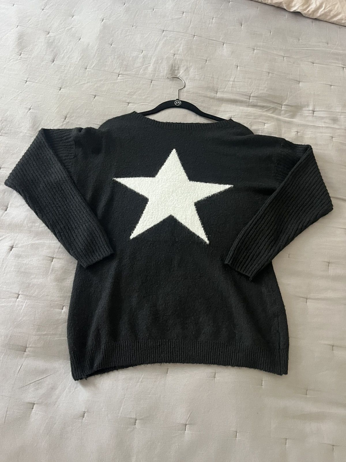 Other × Vintage Black & white star jumper Size S / US 4 / IT 40 - 1 Thumbnail