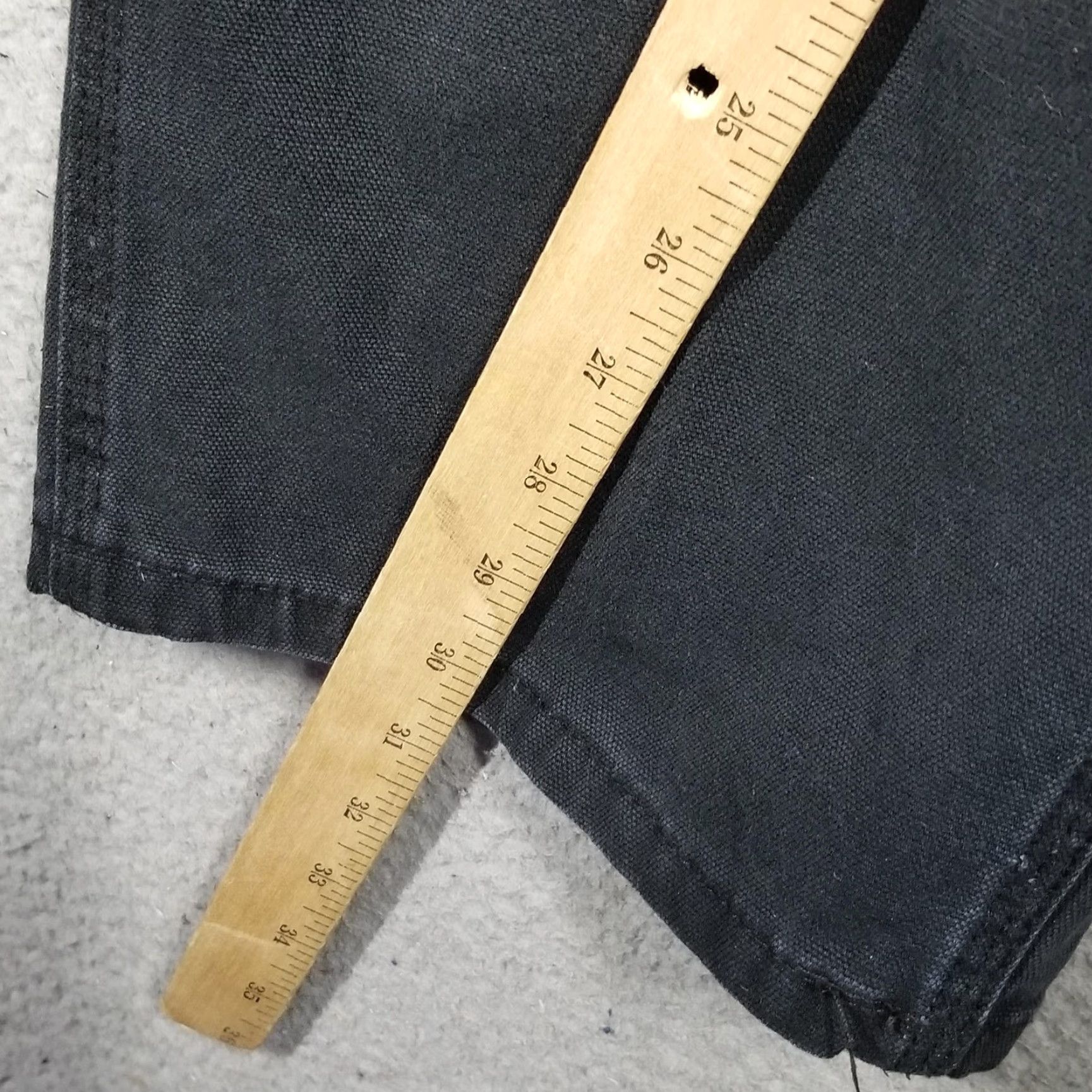 Vintage VINTAGE Stanley Pants Mens 38x32 Black Carpenter Work Utility Twill Cotton Rivets Canvas Size US 38 / EU 54 - 7 Thumbnail