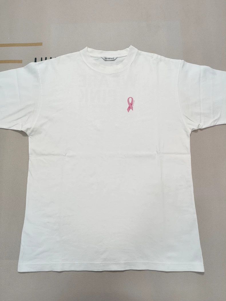 Balenciaga Charity style ribbon environmental letter print