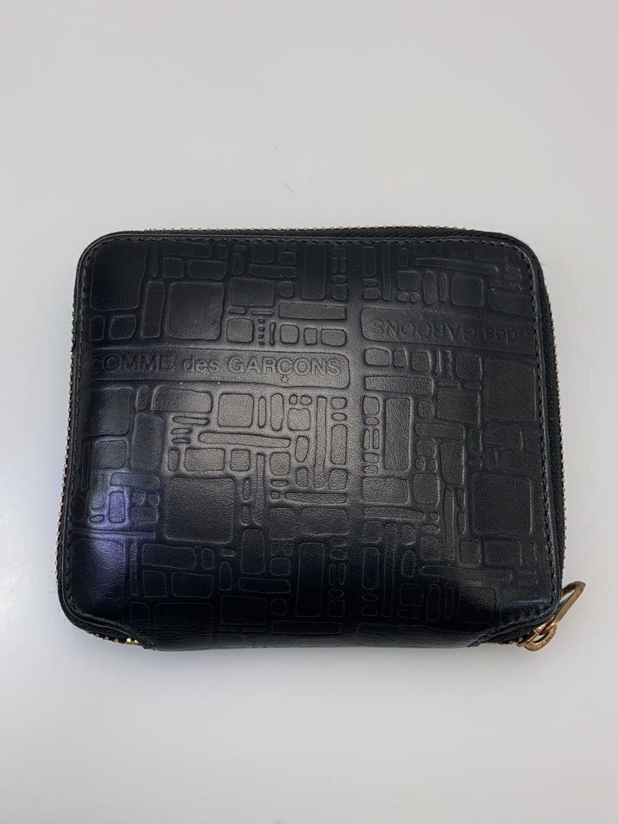 Comme des Garcons Embossed Leather Zip Wallet Size ONE SIZE - 2 Thumbnail