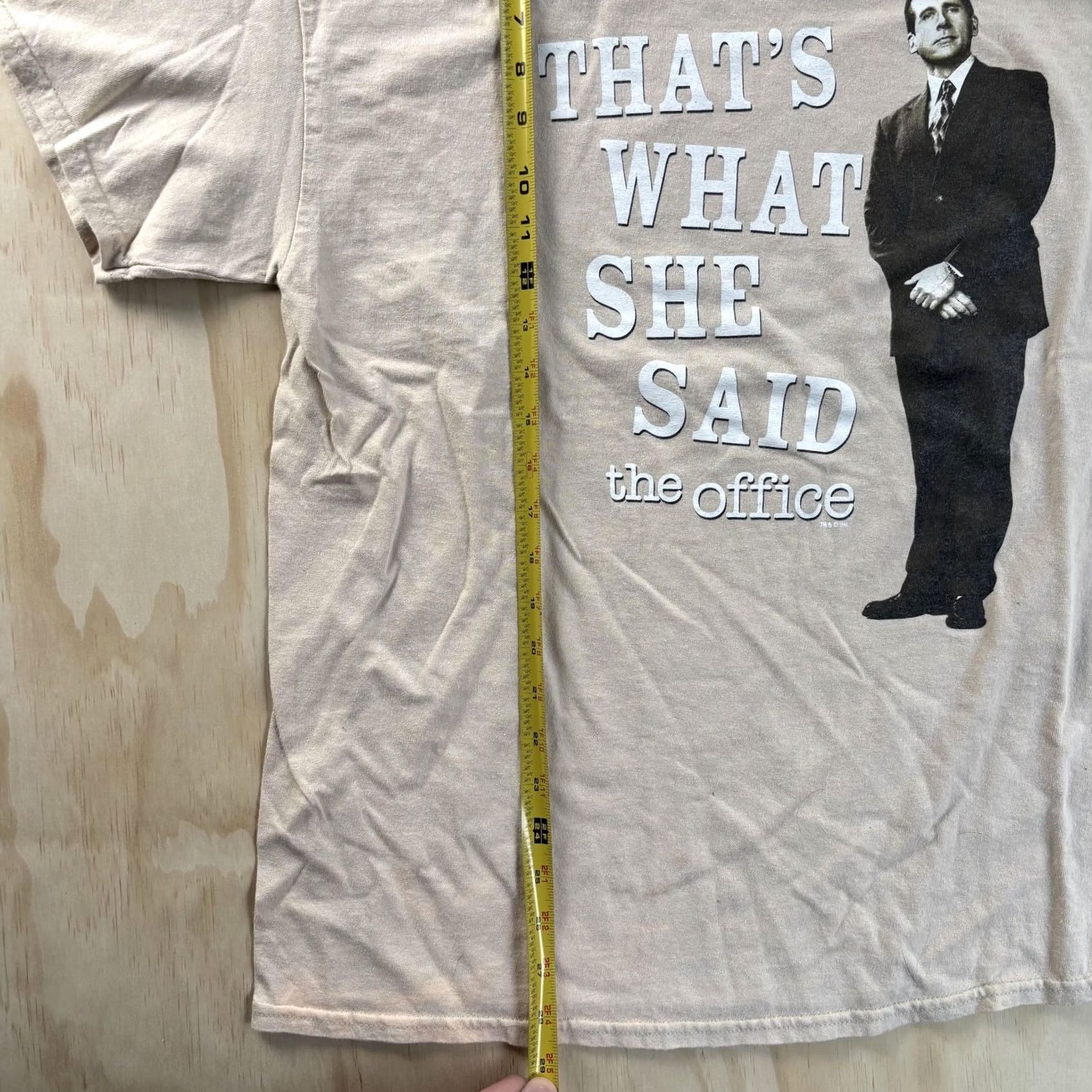Vintage VINTAGE? The Office That’s What She Said Shirt Mens XL Beige Michael Scott TV Comedy Size US XL / EU 56 / 4 - 3 Thumbnail