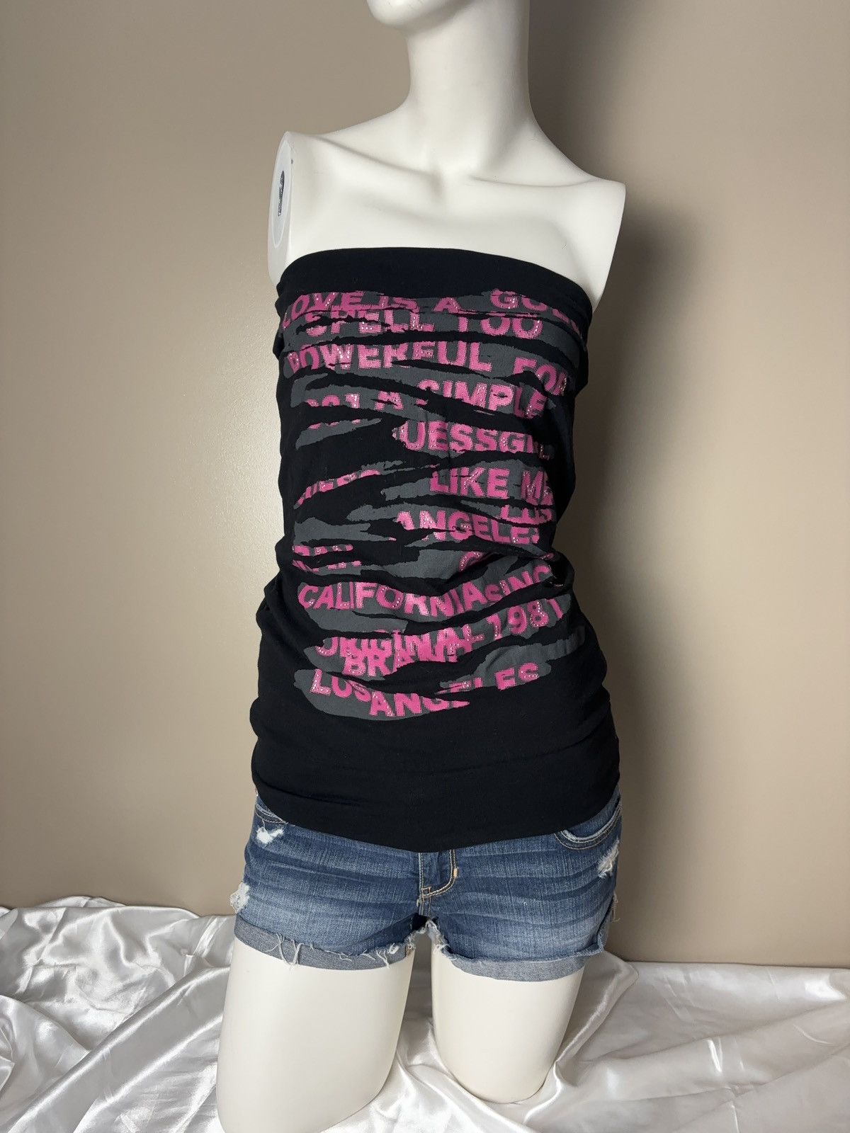 Guess Guess vintage glamour printed y2k tank top Size M / US 6-8 / IT 42-44 - 1 Thumbnail