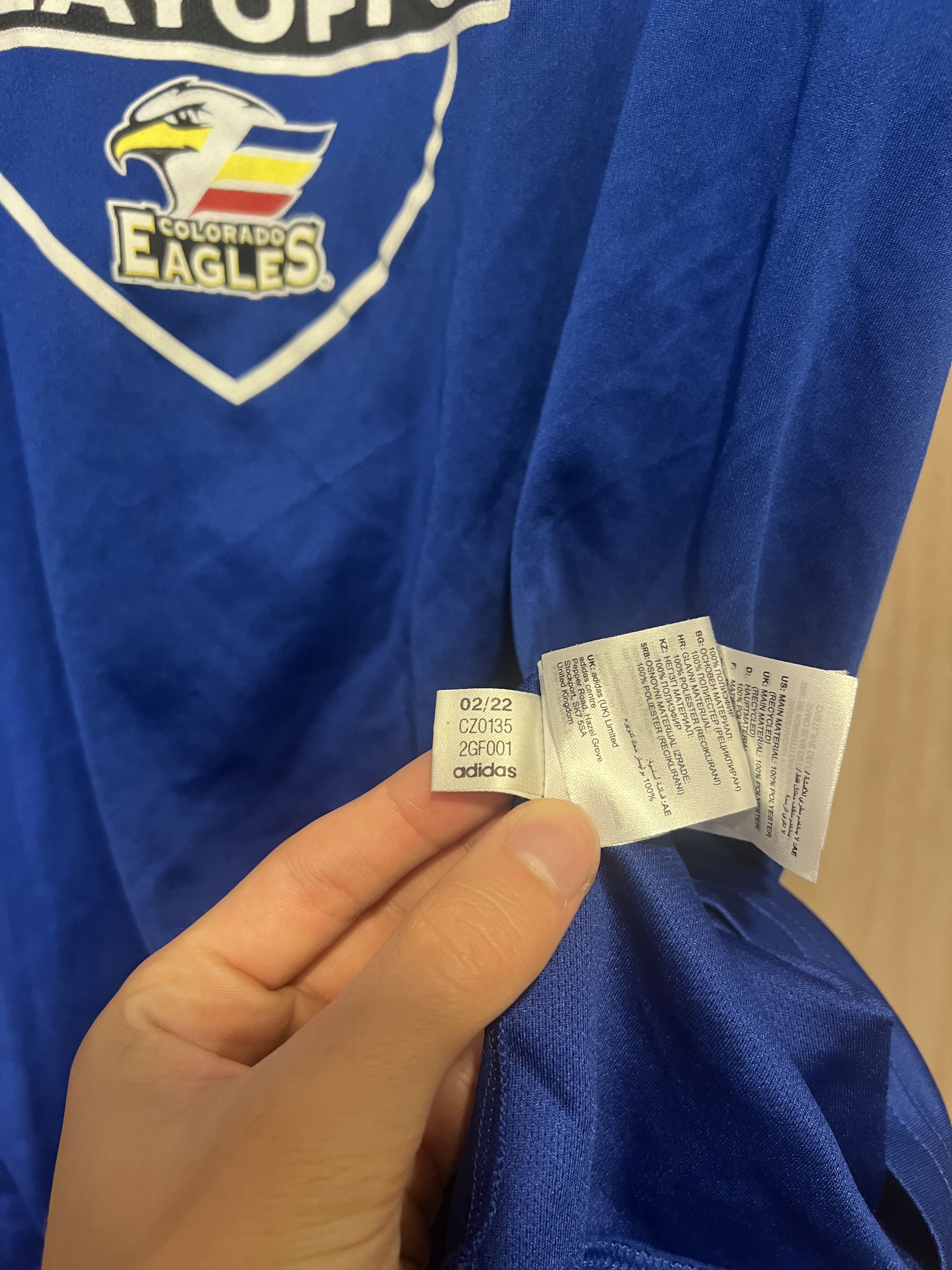 Vintage Adidas Eagles Gilded Cup Playoffs 2023 Tee Size US XL / EU 56 / 4 - 5 Thumbnail