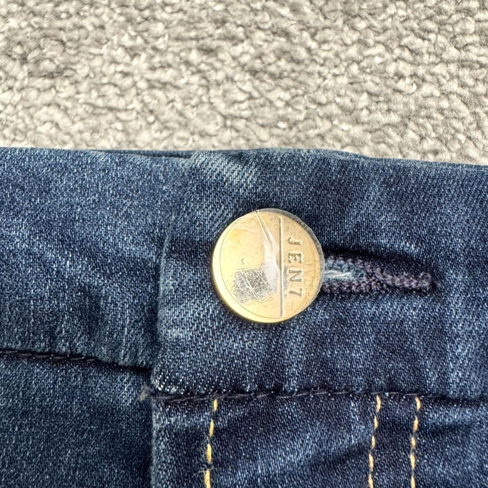 7 For All Mankind Jen7 7 For All Mankind Ankle Skinny Denim Jeans Women 14 Blue Mid Rise Dark Wash Size 36" / US 14 / IT 50 - 5 Thumbnail