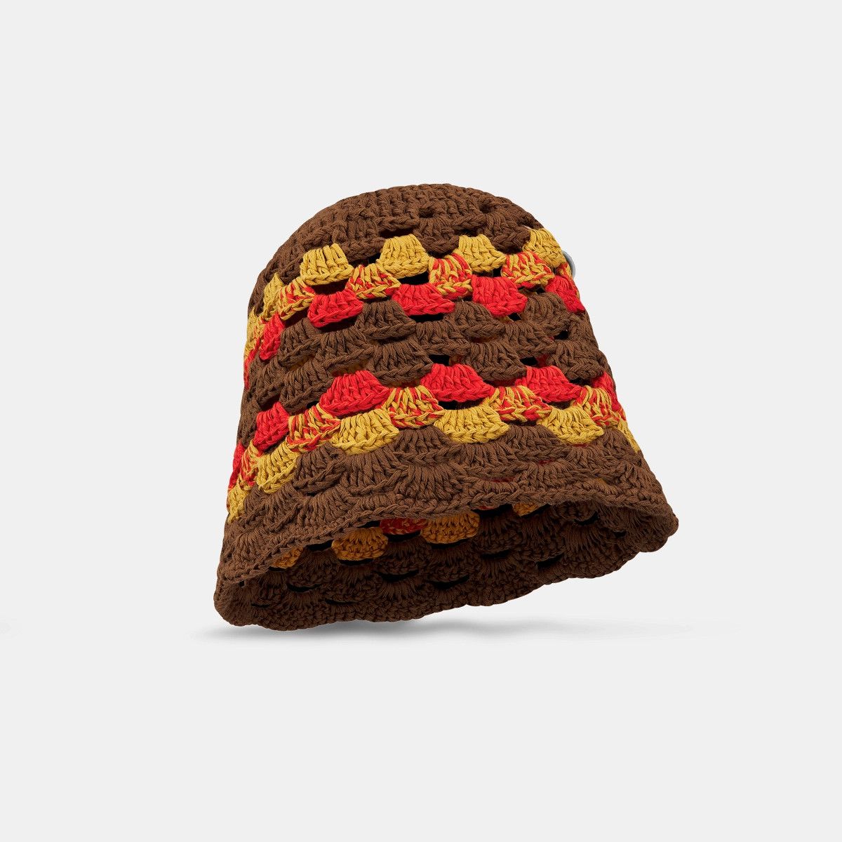 Dior o1bcso1str1224 Size:OS/Crochet Bucket Hat in Brown Size ONE SIZE - 2 Thumbnail