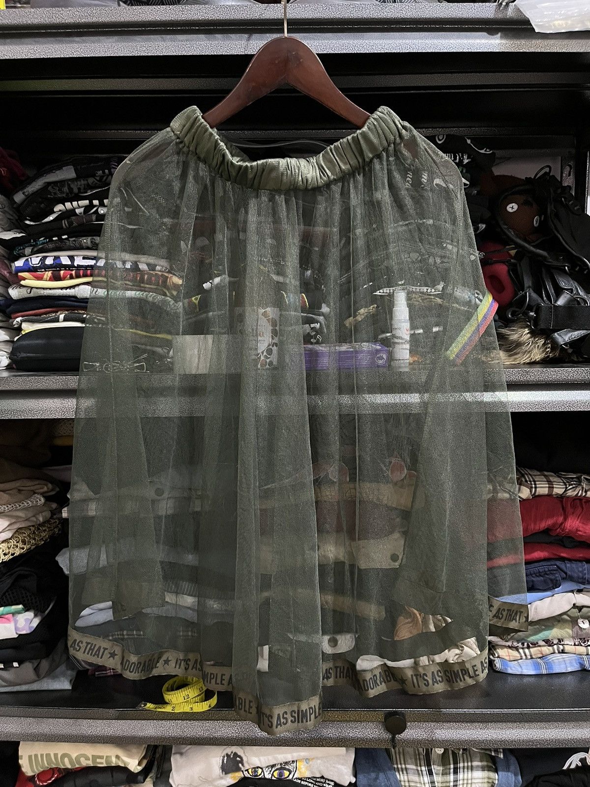 Japanese Brand 💸BINDINGOFFER💸La petit lily mesh skirt Size 29" - 1 Thumbnail