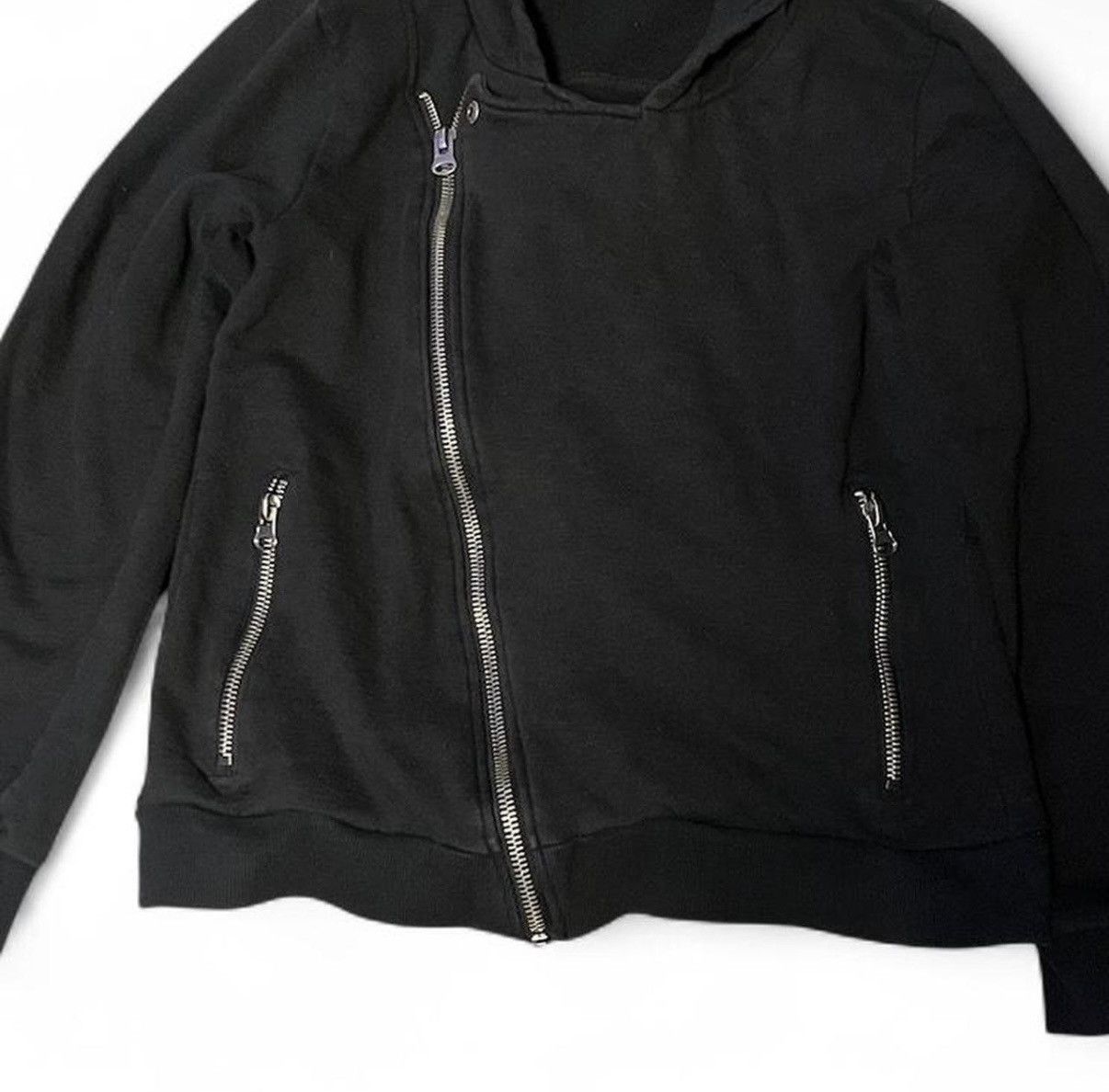 Other assymetrical black zip-up hoodie Size US M / EU 48-50 / 2 - 3 Thumbnail