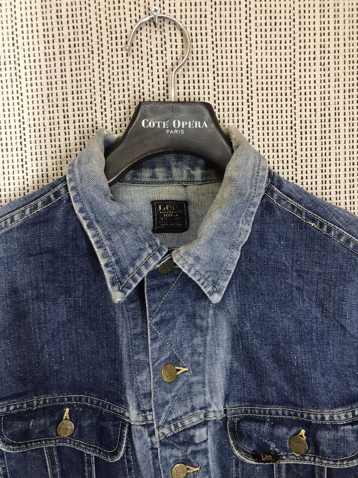 Lee ‼️VINTAGE LEE 70s TRUCKER JACKET DISTRESSED‼️ Size US L / EU 52-54 / 3 - 5 Thumbnail
